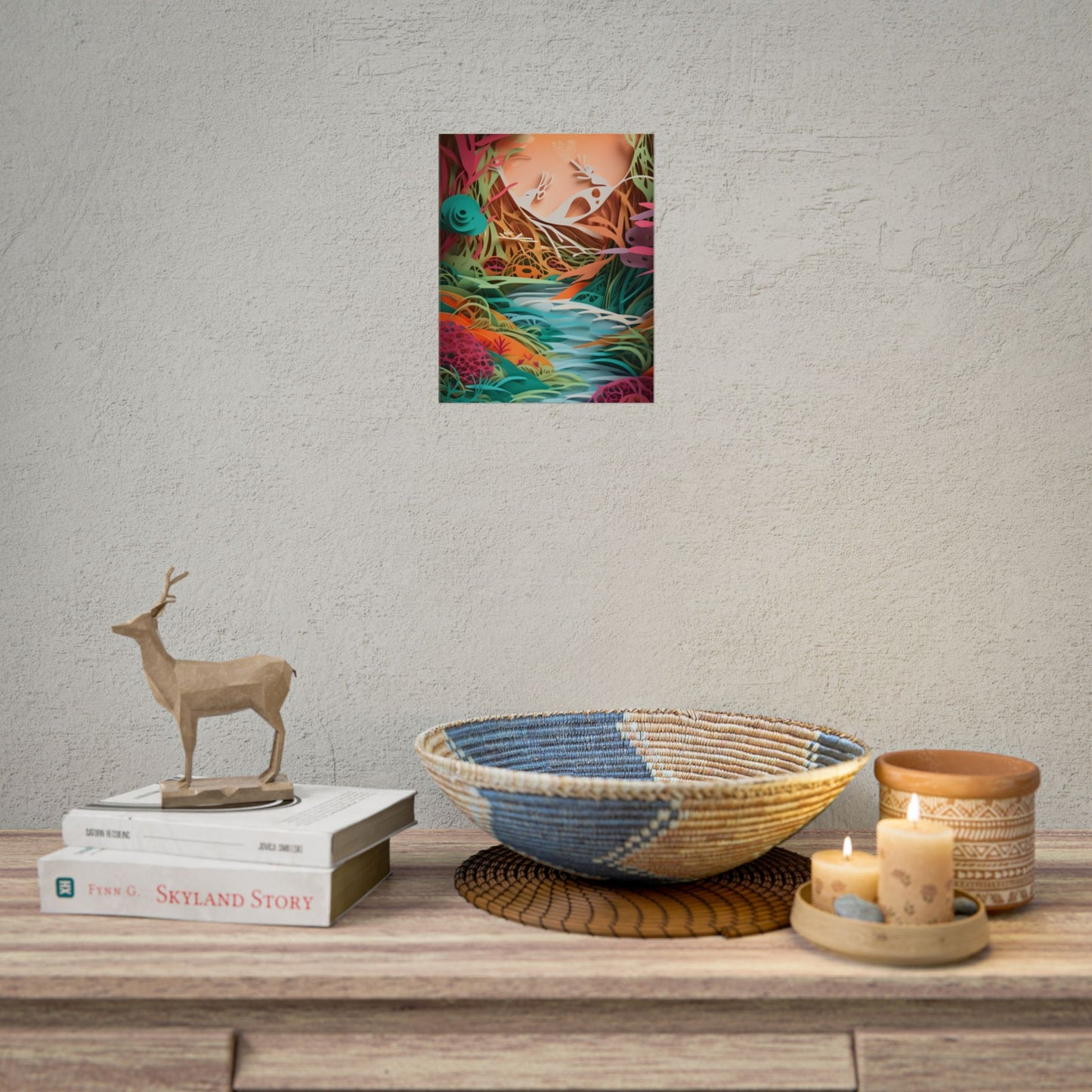 American Realism: Rolling Hills and Winding Rivers - Poster