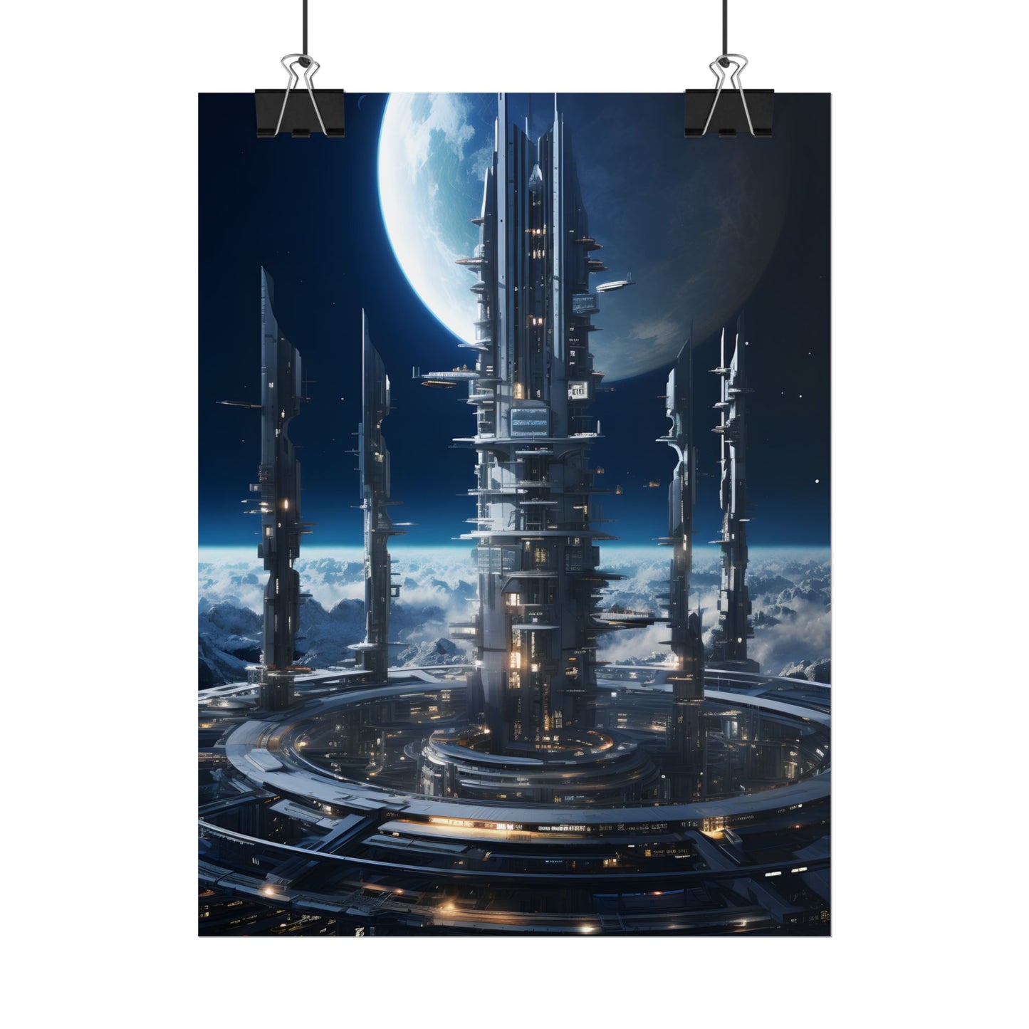 Aetherial Space Station: Isolated Horizon - Poster