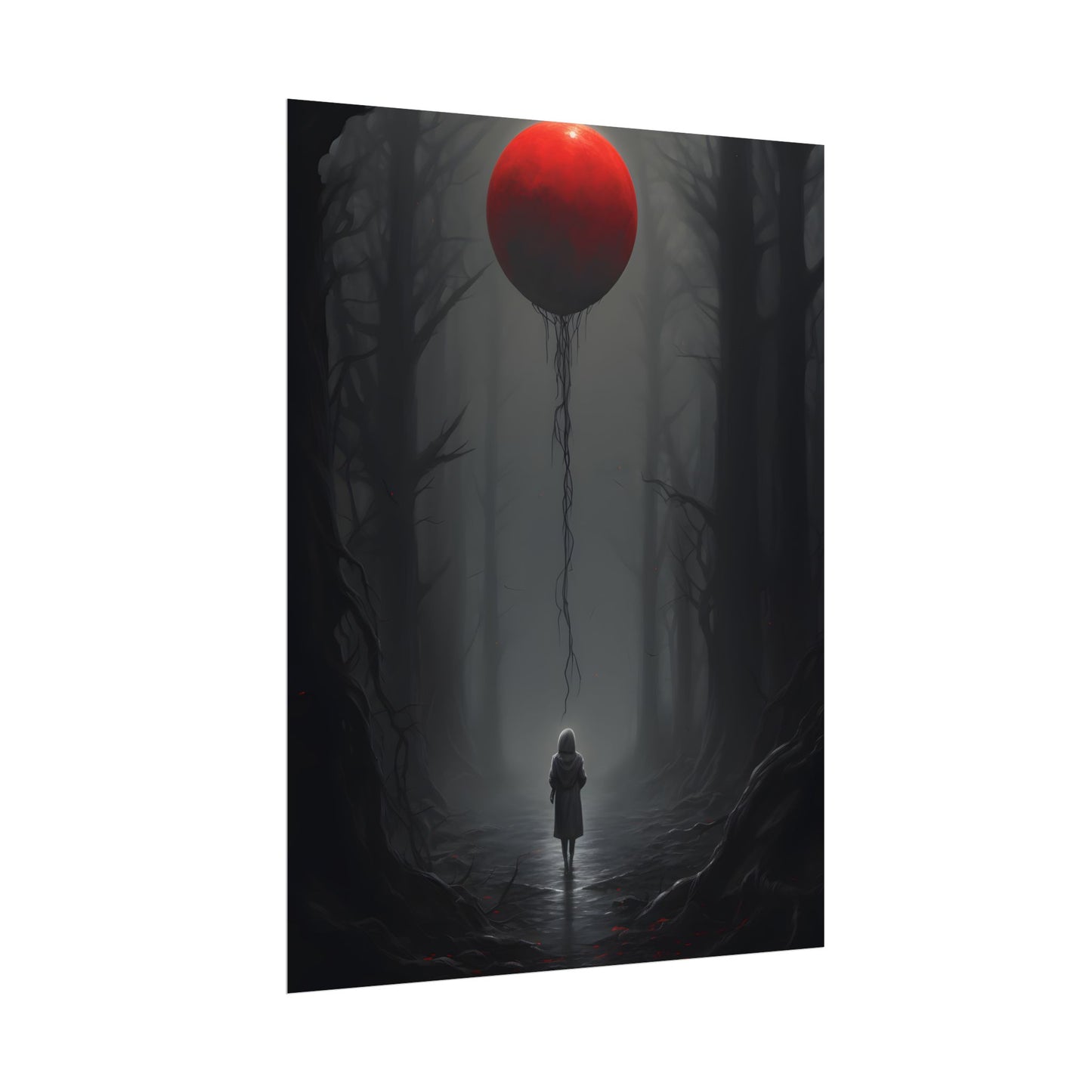 Youthful Moment: A Young Man in Nature's Outdoors - Poster