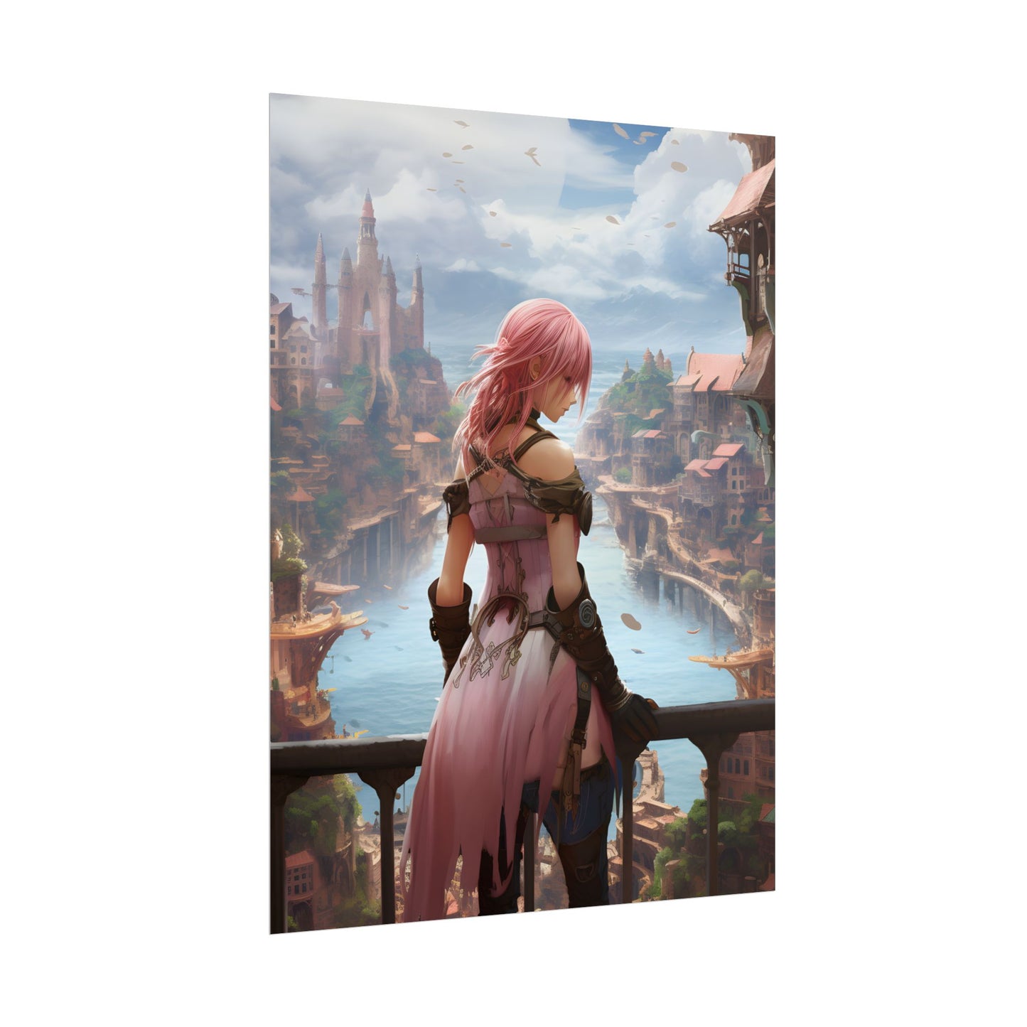 Anime Birds in Flight: Detailed Feathered Friends - Poster
