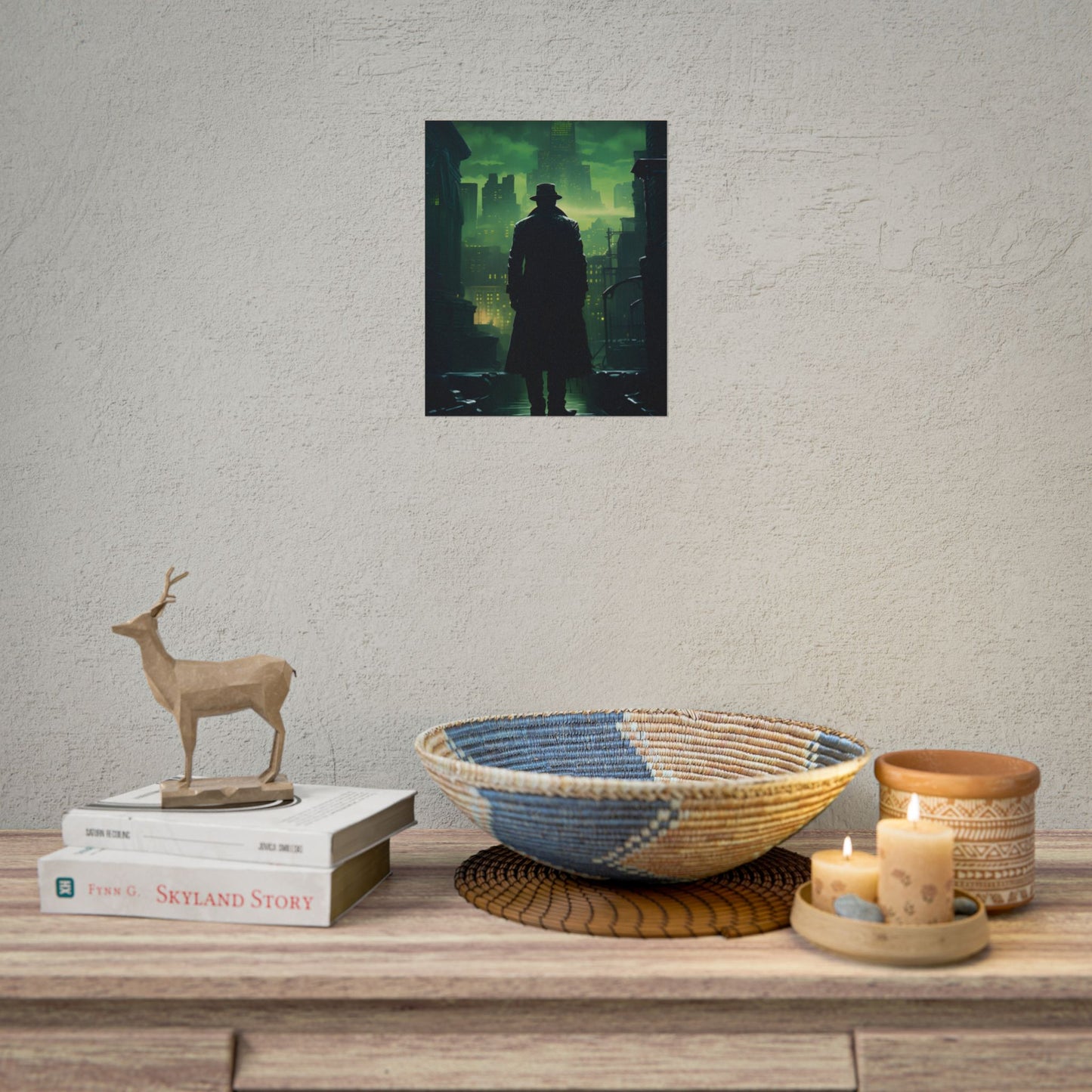 Urban Fantasy Detective: Hard-Boiled Mystery Artwork - Poster