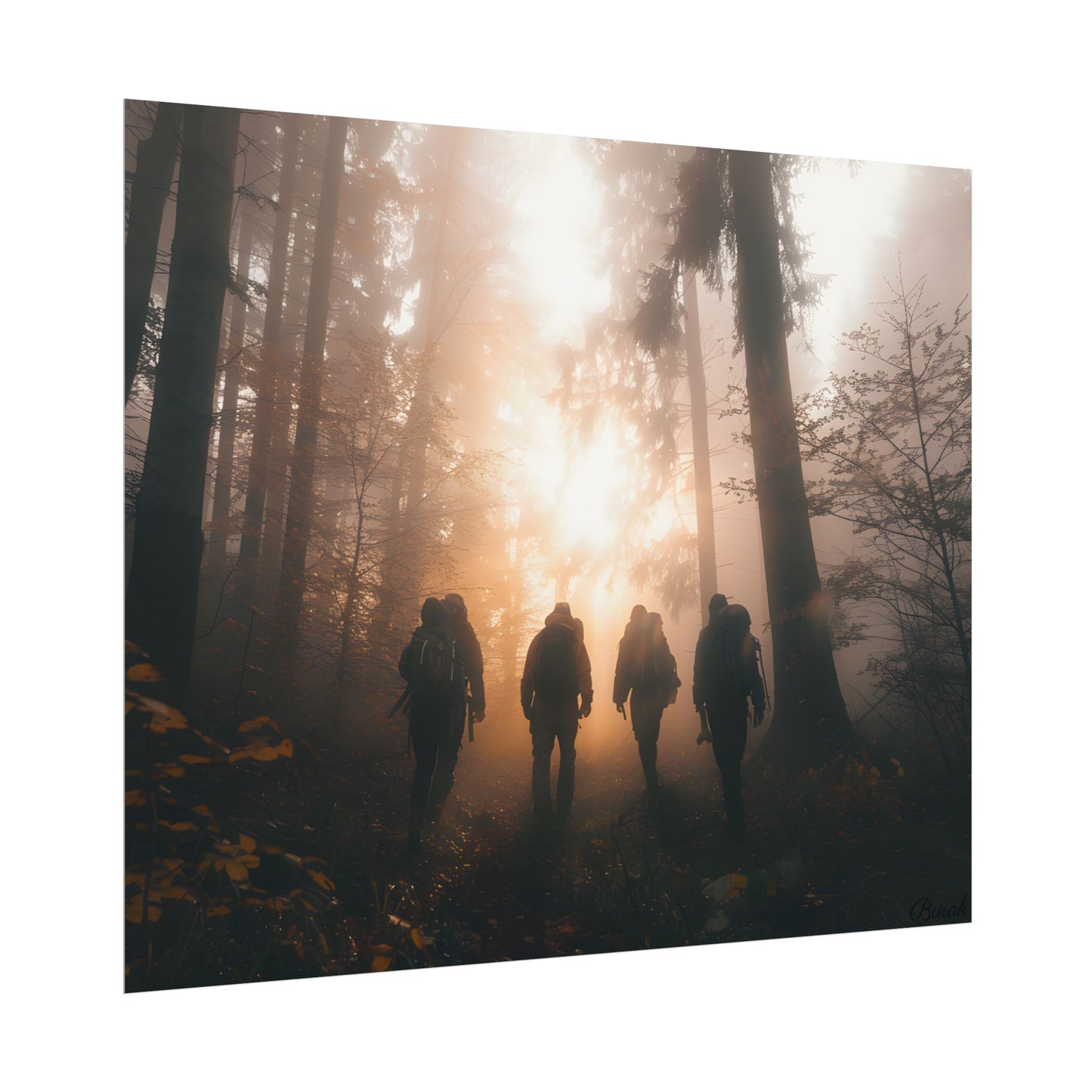 Adventure Through The Mysterious Forest: Group Expedition - Poster