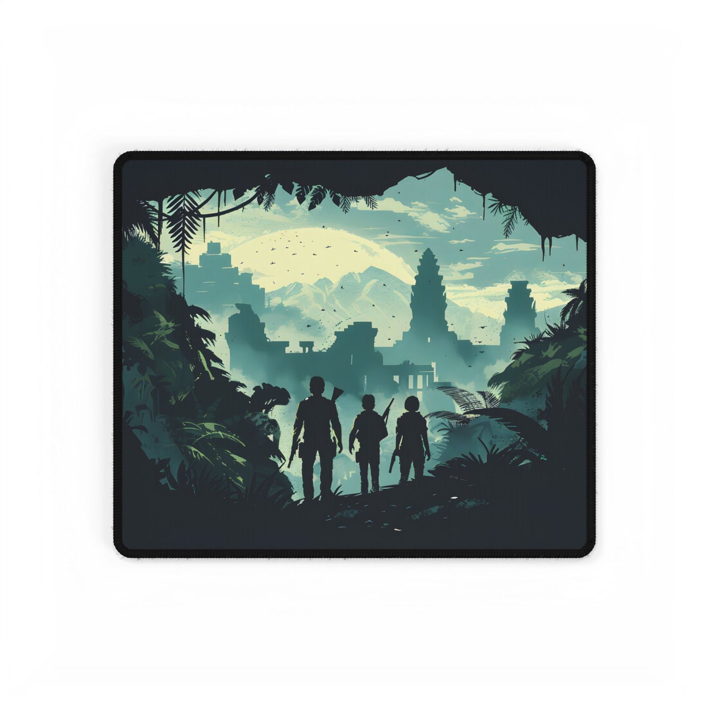 Adventurous Pair: Heroes by Side - Desk Mat