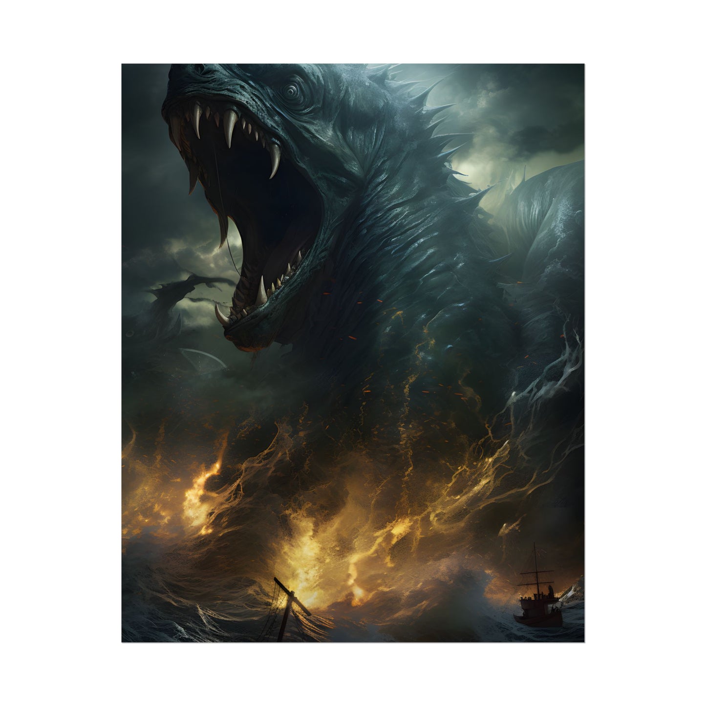 Ancient Sea Monsters: Mythical Creatures of Legend - Poster