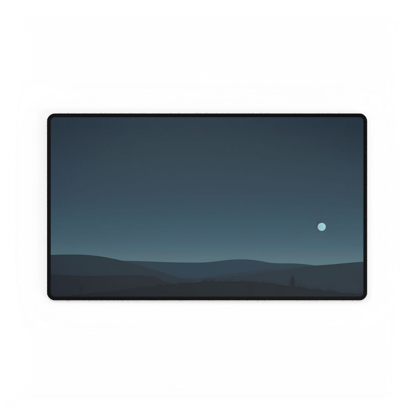 Minimalist Night Sky: Ethereal Stars Artwork - Desk Mat