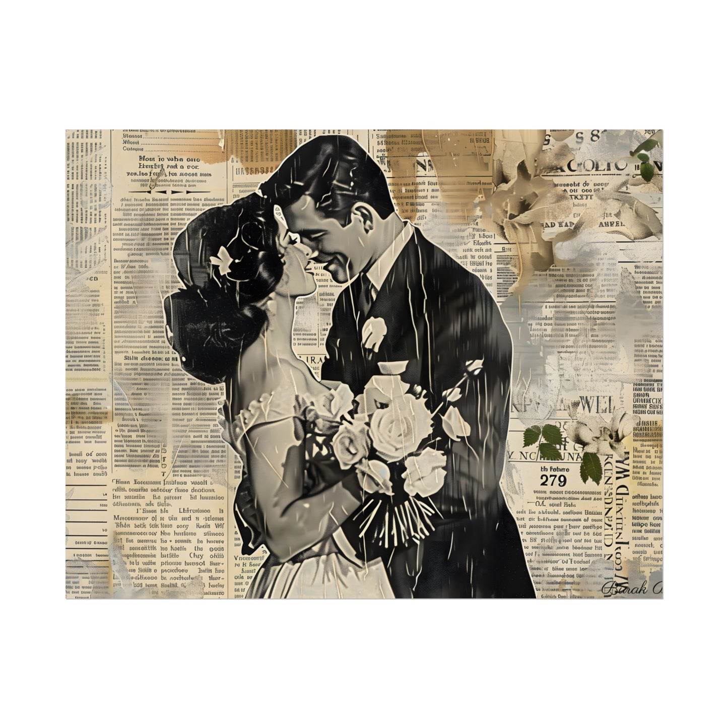 Vintage Romantic Couples: Whispers from the Past - Poster