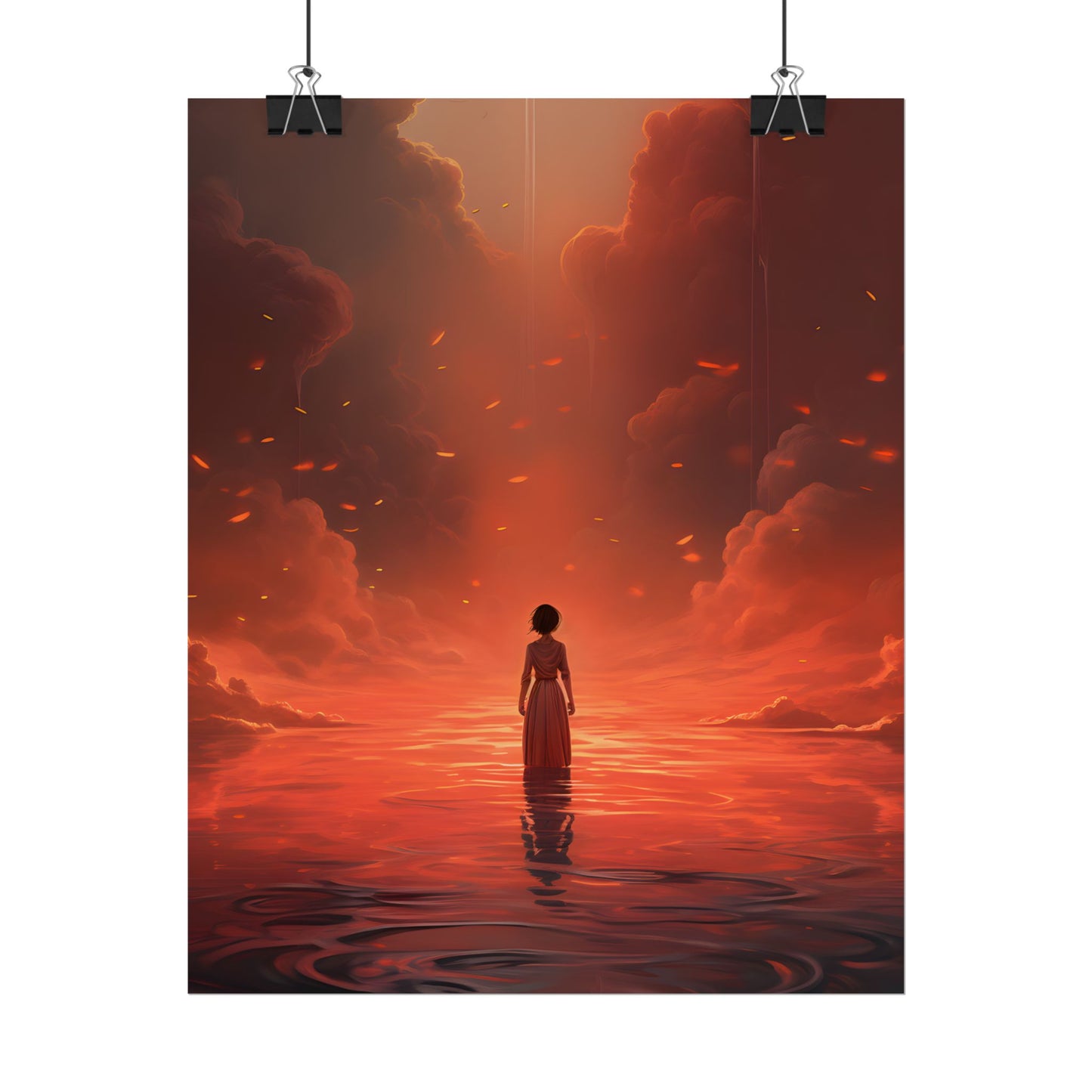Vibrant Sunflower in Full Bloom: Outdoor Artwork - Poster