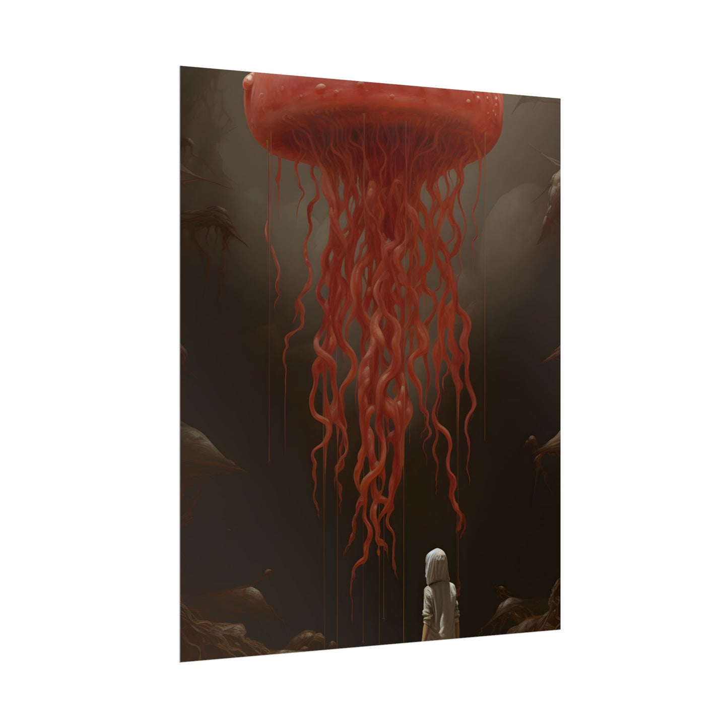 Serious Book Cover Art: Illustrative Masterpiece - Poster