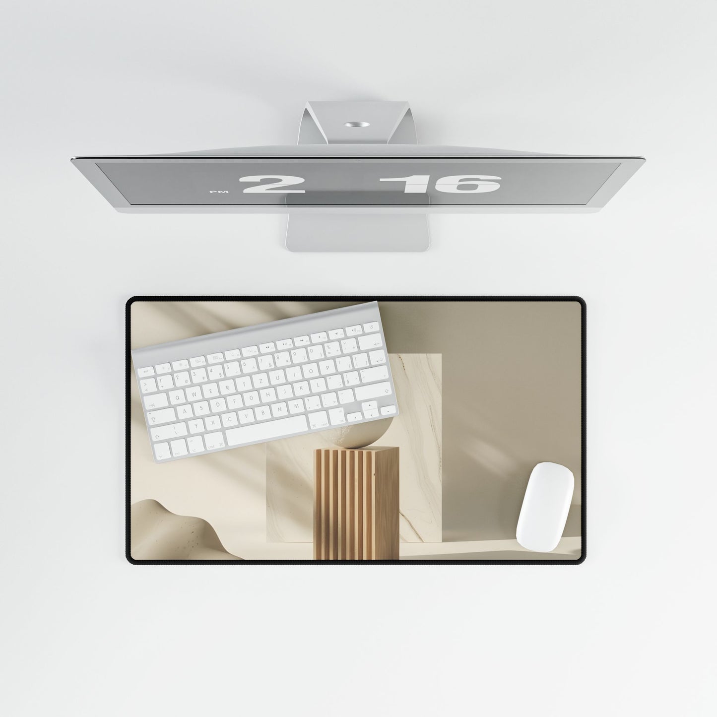 Minimalist Product Design: L Bold Lettering Art - Desk Mat
