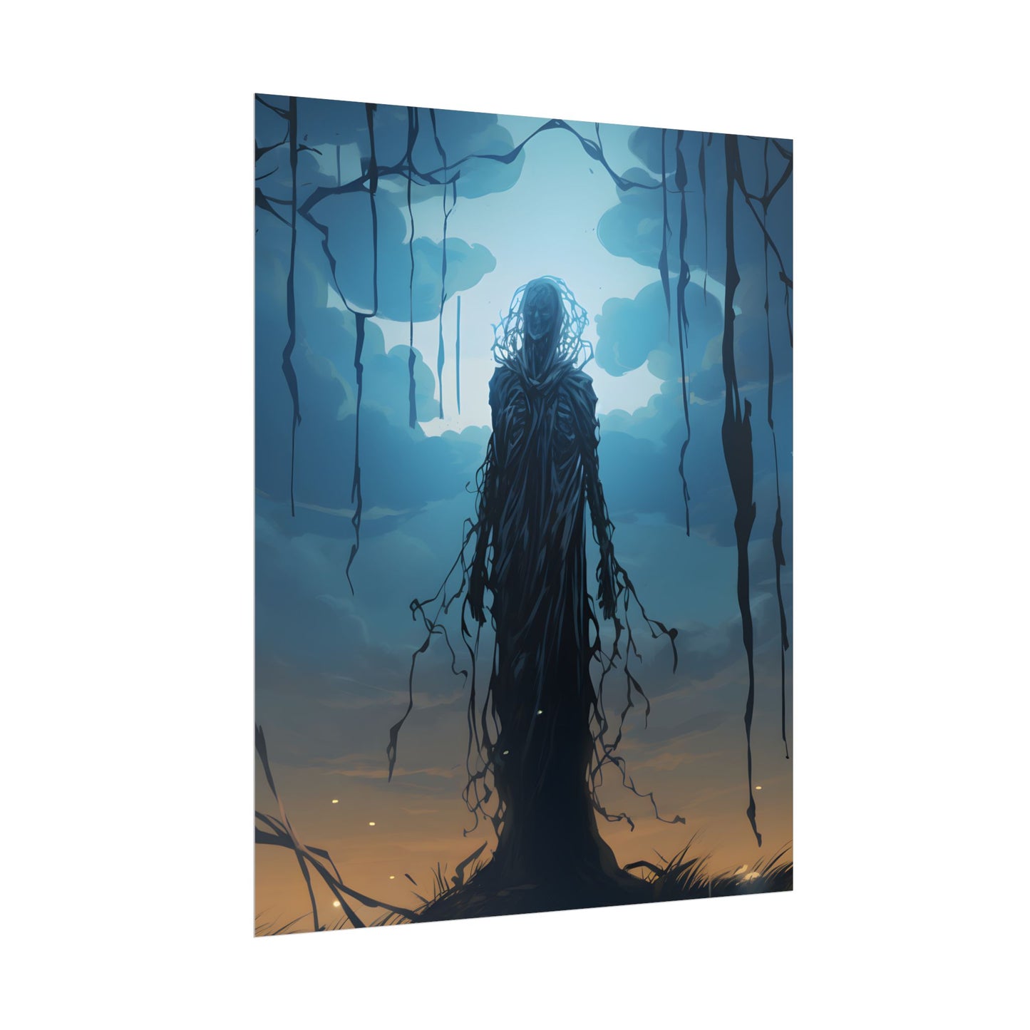 Writing Utensil Artwork: Creative Expression Above Paper - Poster
