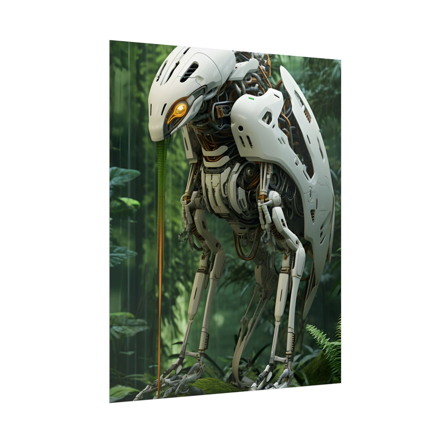 Robotic Wildlife Sanctuary: Six-Legged Creature Oasis - Poster