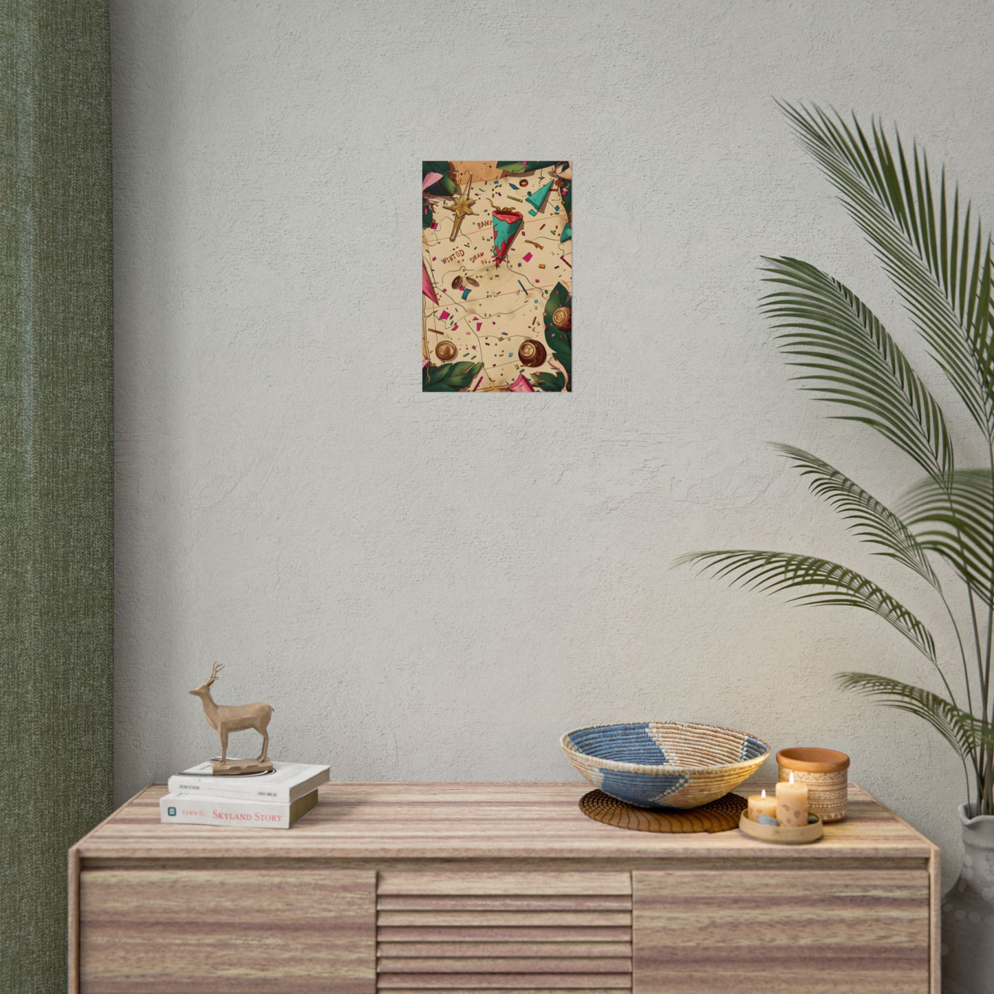 Whimsical Portrait with a Large Nose - Poster