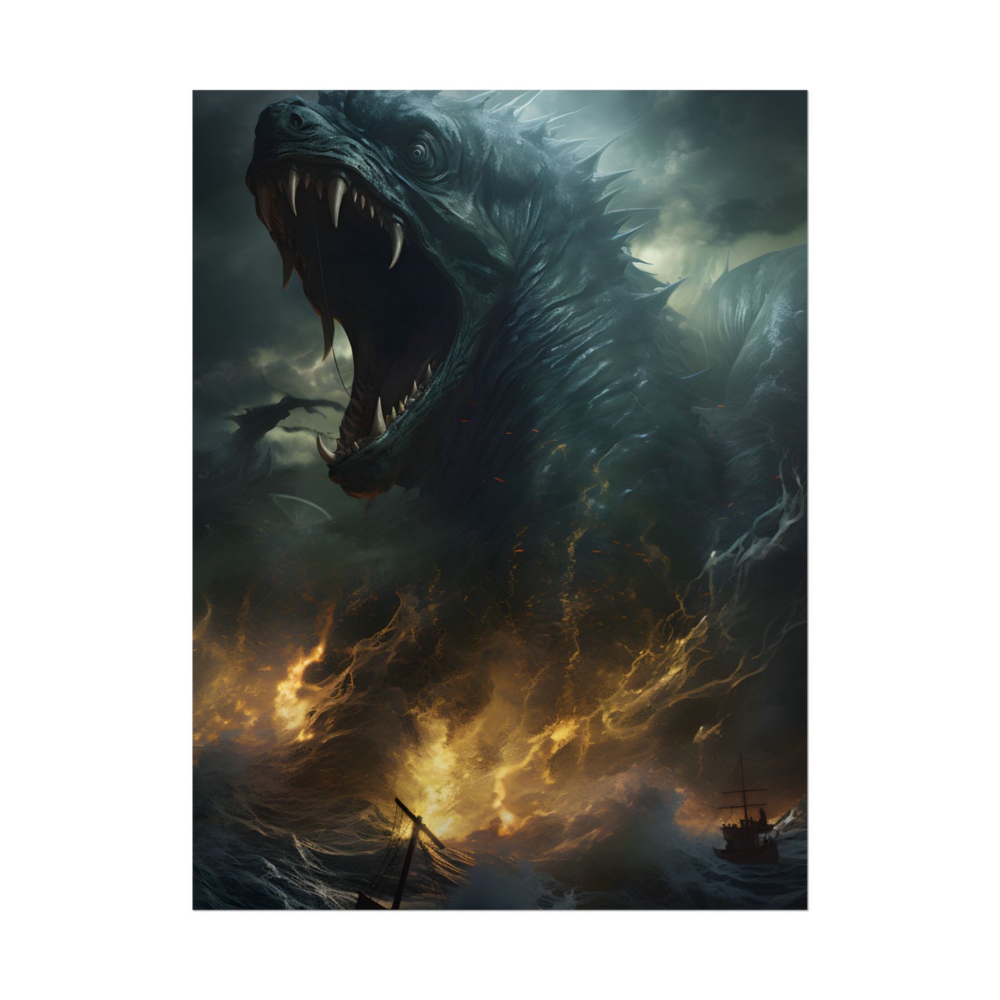 Ancient Sea Monsters: Mythical Creatures of Legend - Poster