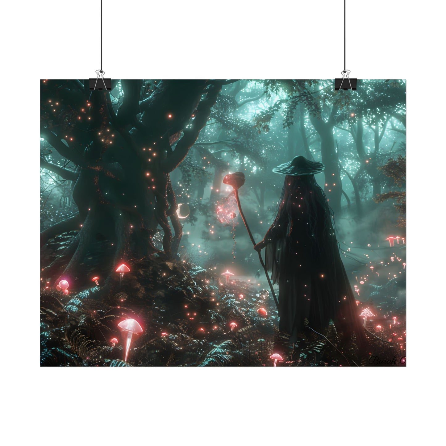 Whispers of Magic in Enchanted Woods: A Mysterious Encounter with the Witch - Poster