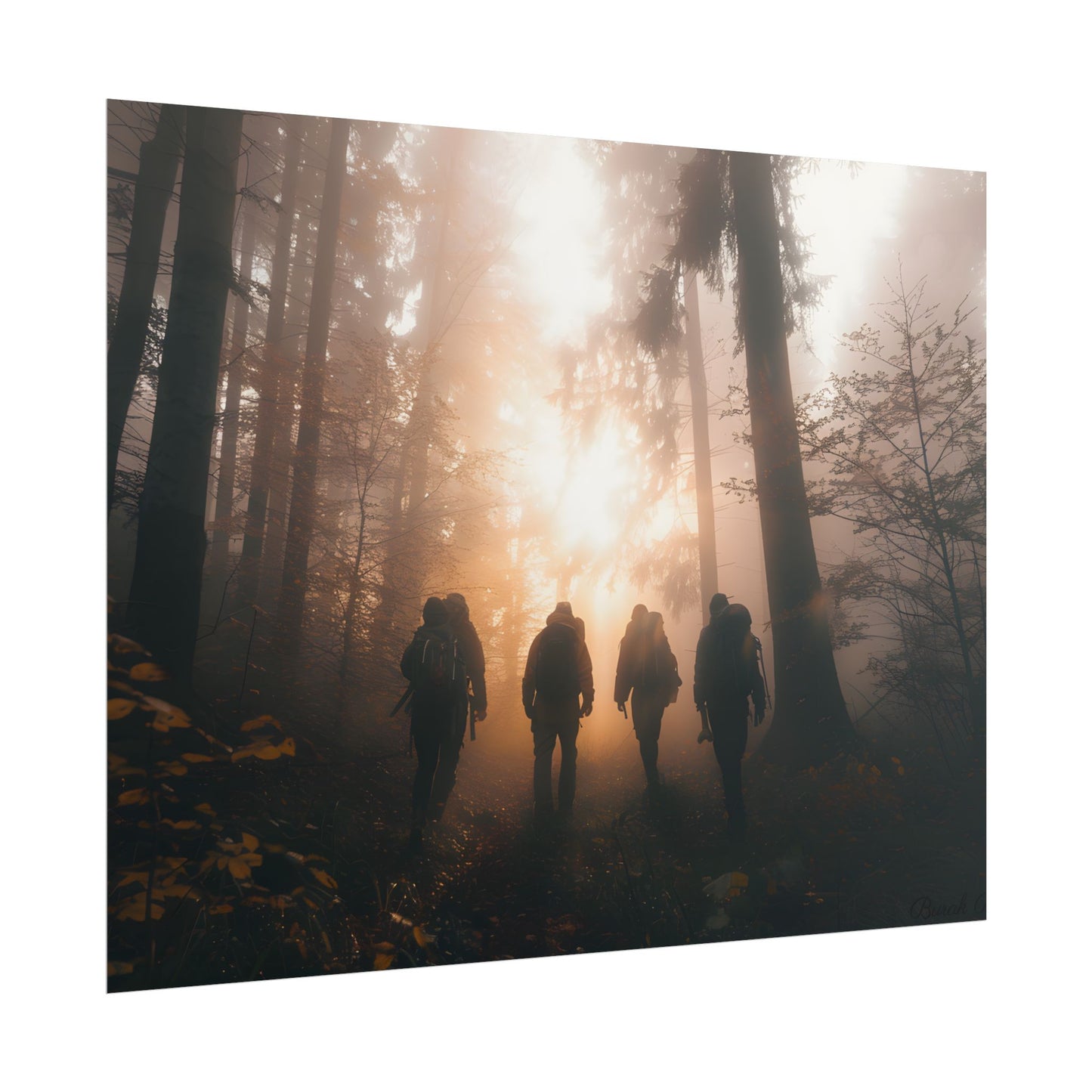 Adventure Through The Mysterious Forest: Group Expedition - Poster