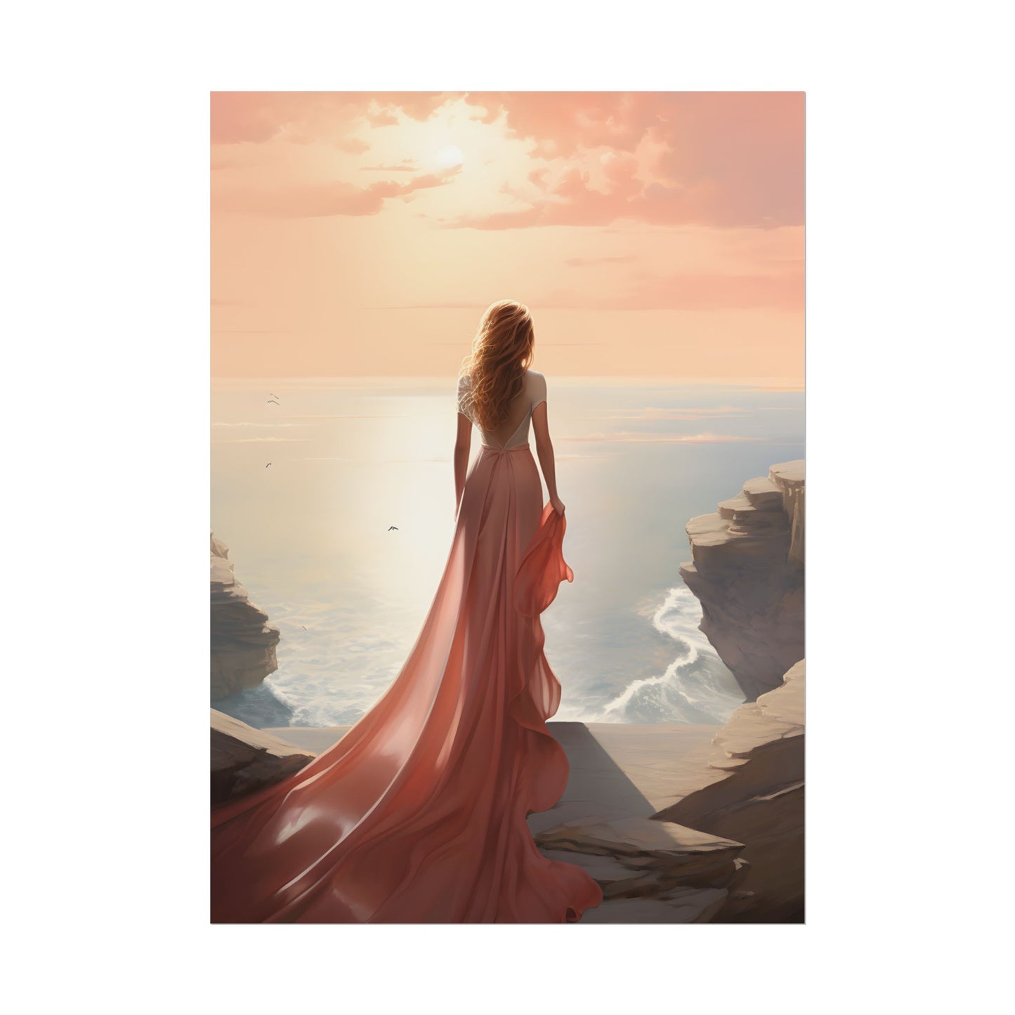 Studio Reflections: Moody Indoor Landscape - Poster