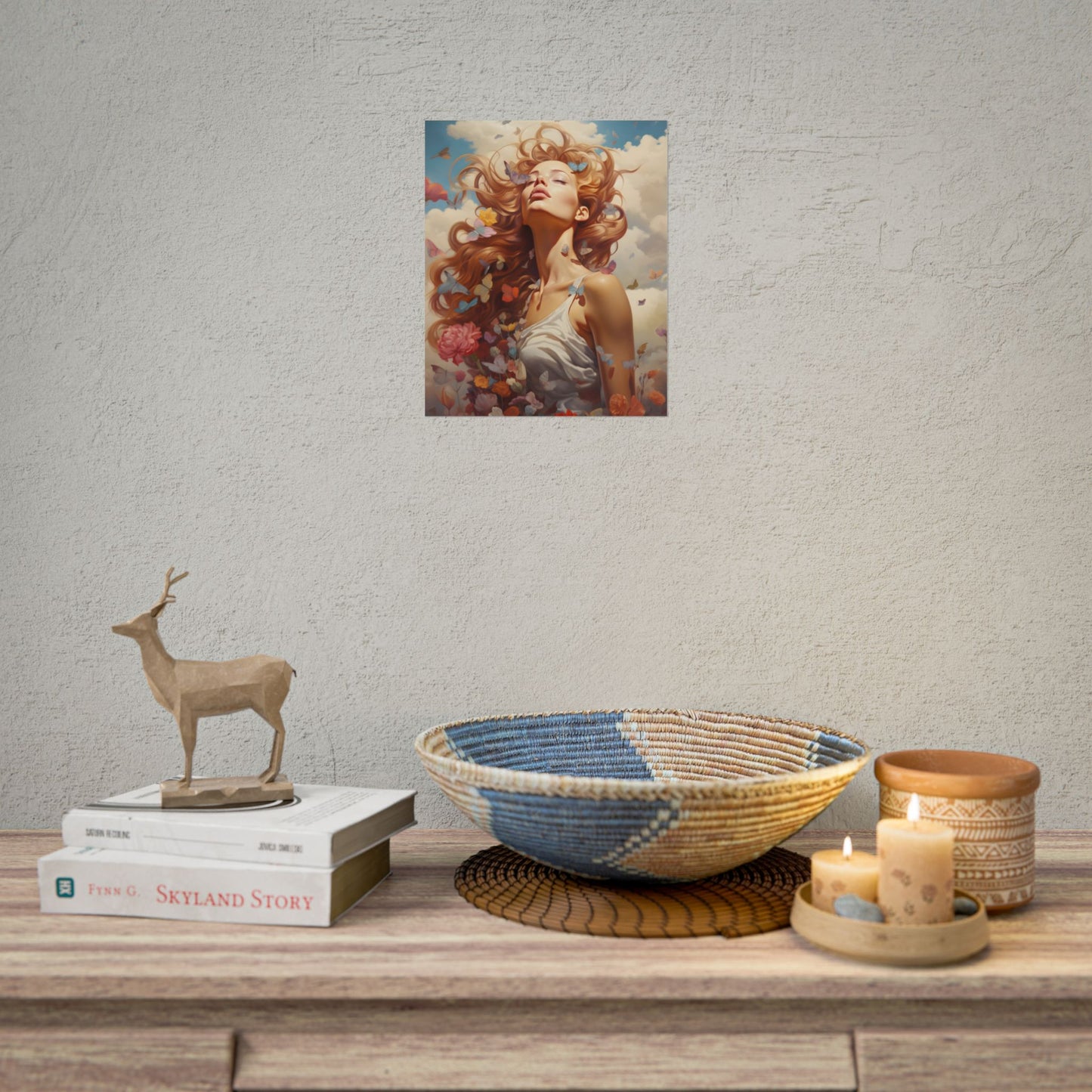 Vibrant Outdoor Cafe: Relaxed Atmosphere Artwork - Poster