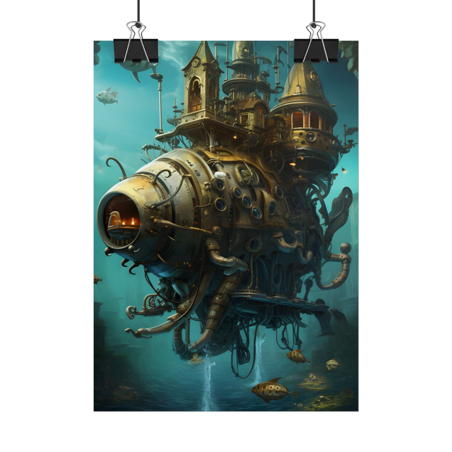 Steampunk Oceanic Adventure: Sailors on the High Seas - Poster
