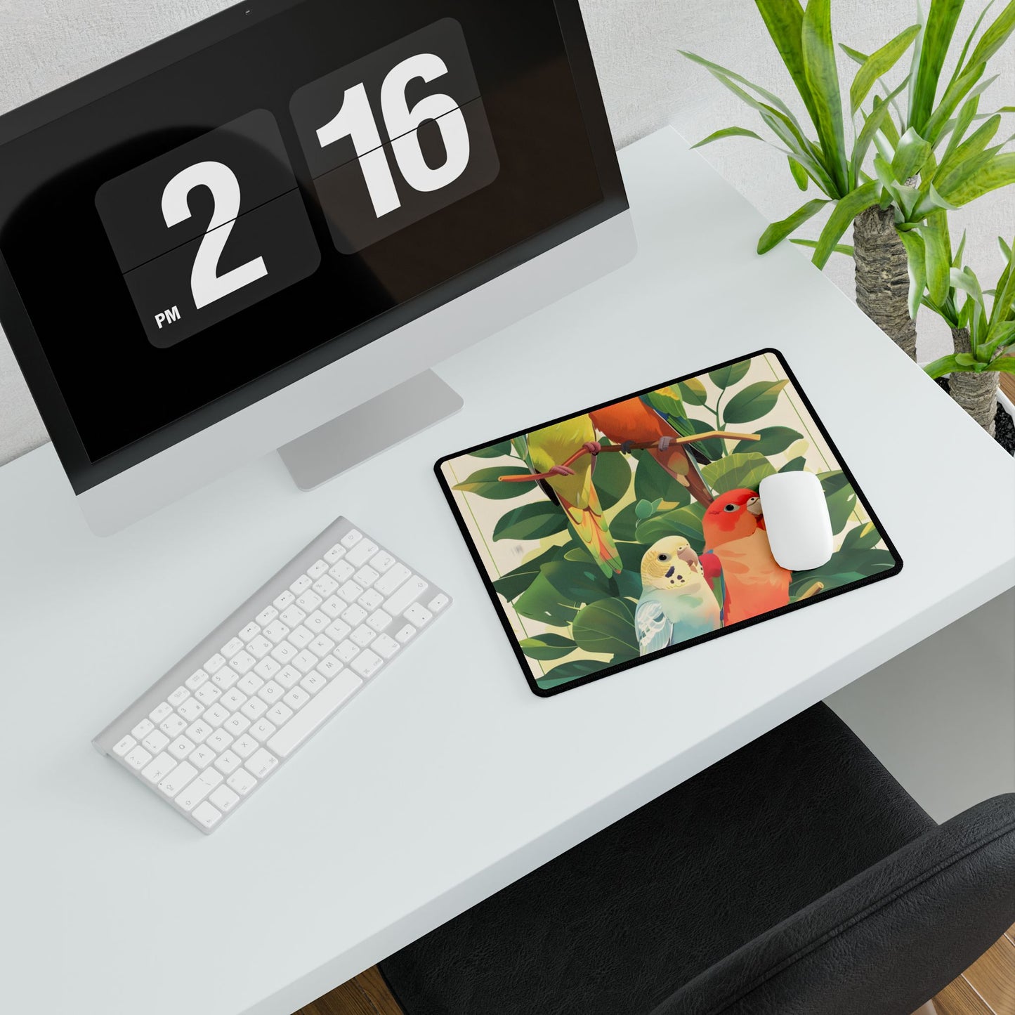 Colorful Data Insights: Visual Statistical Chart - Desk Mat