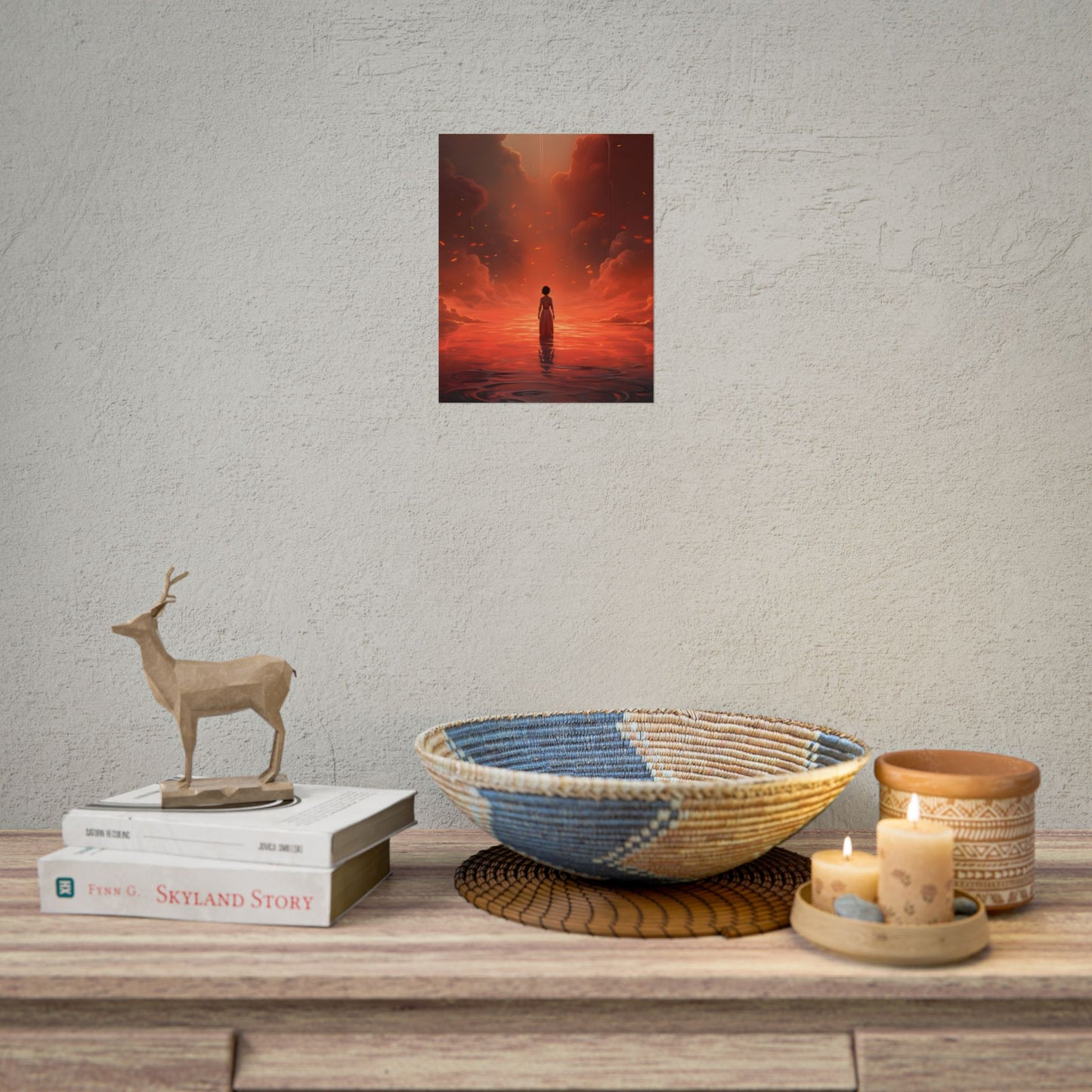 Vibrant Sunflower in Full Bloom: Outdoor Artwork - Poster
