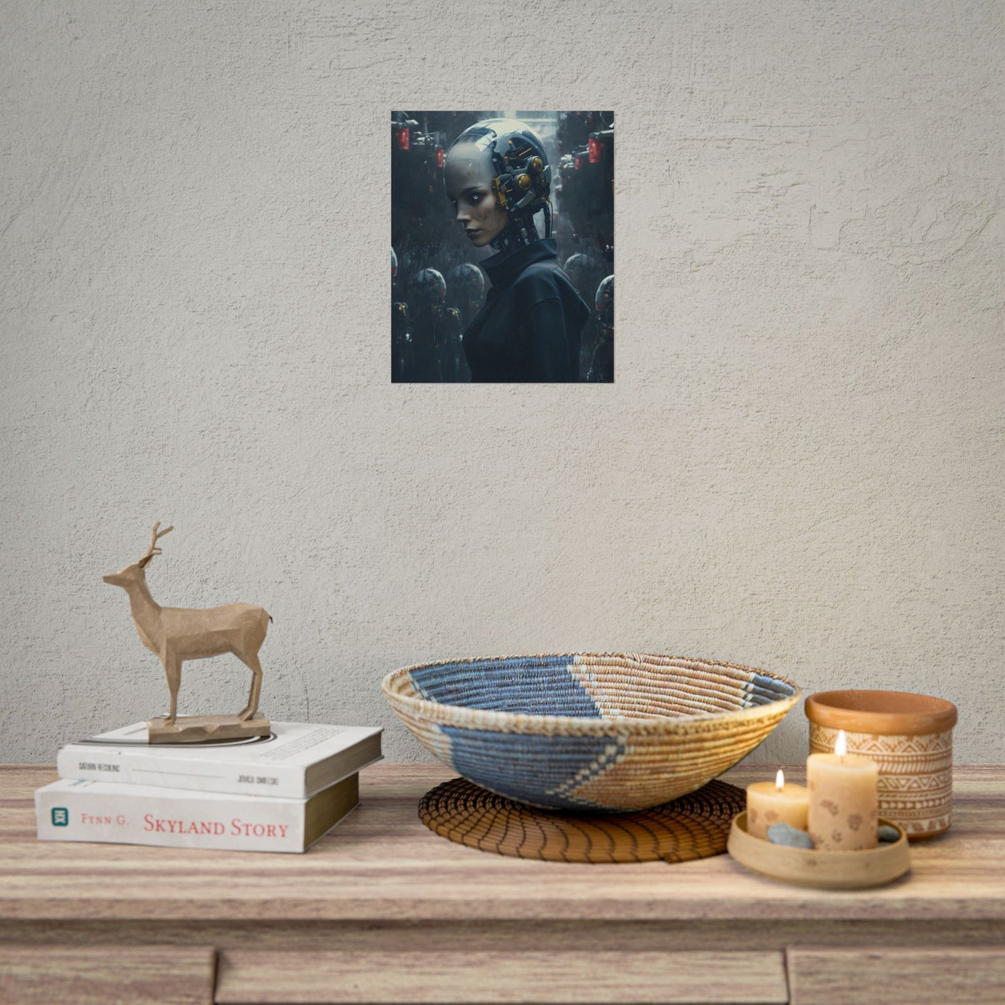 A group of charismatic thieves pull off a daring robotic art heist - Action - Poster