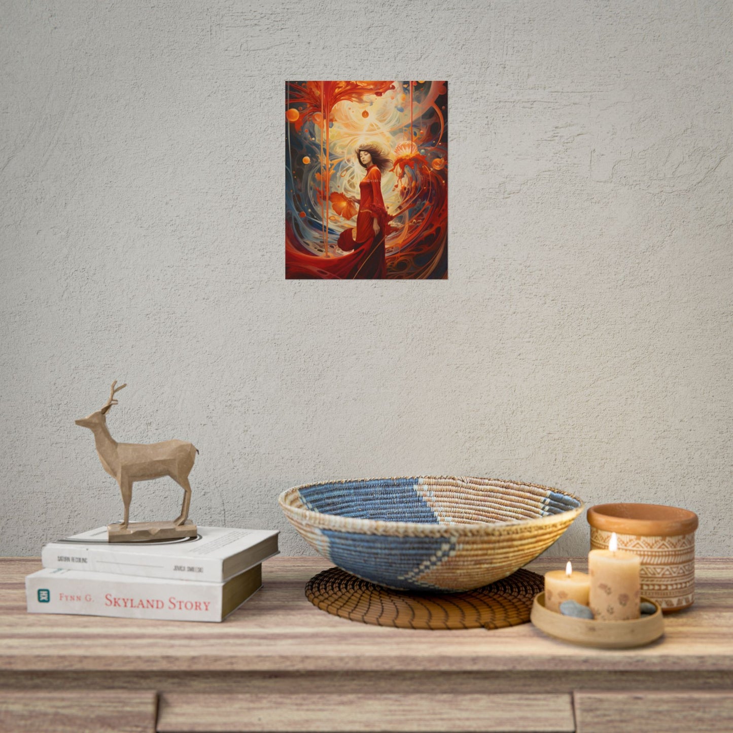 Stellar Gallery: Cosmic Abstract Art Collection - Poster