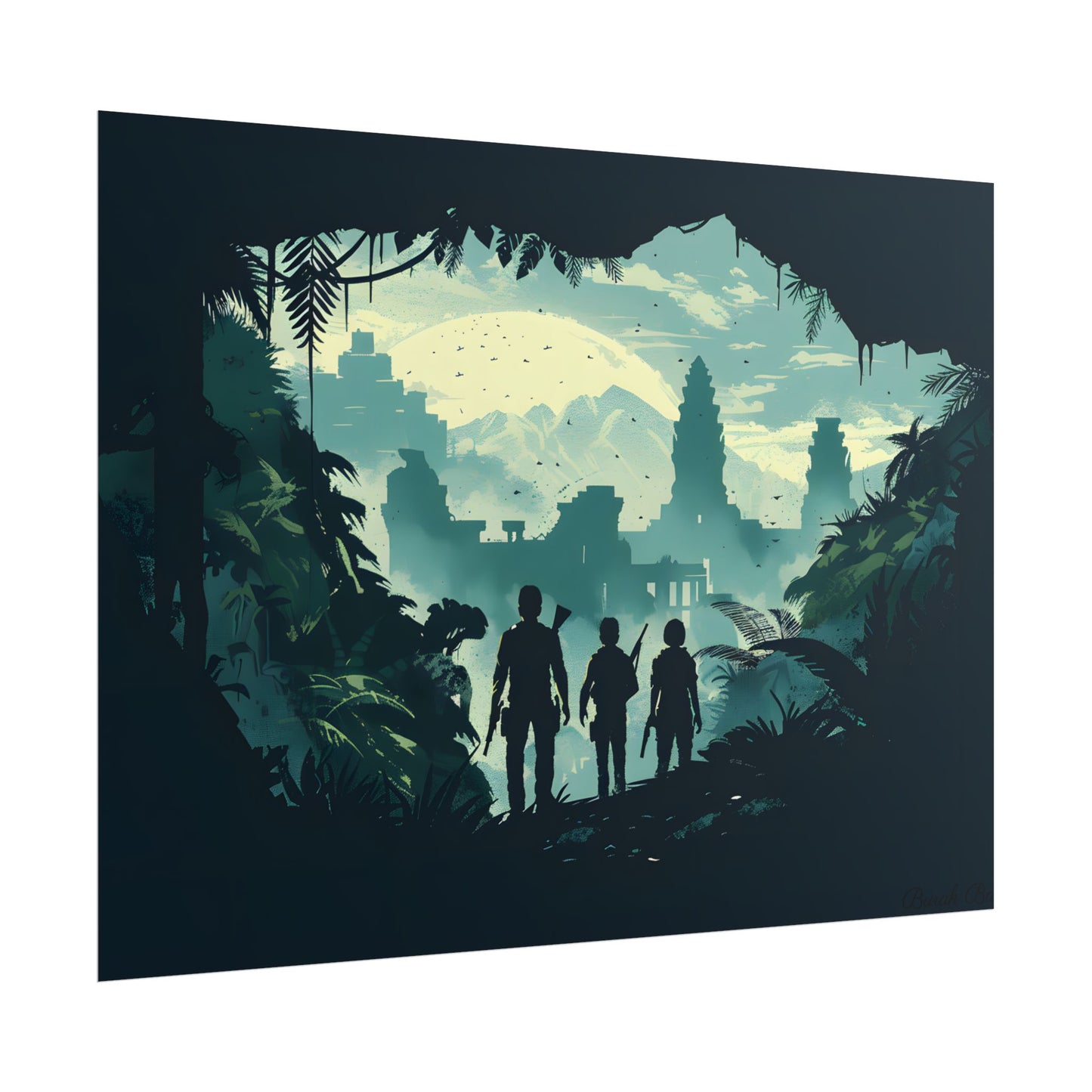 Adventurous Pair: Heroes by Side - Poster