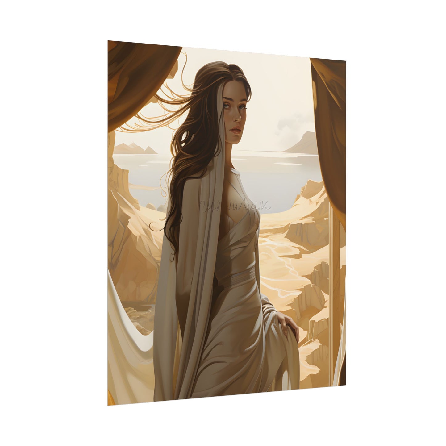 Artistic Book Cover: Unique Perspective - Poster