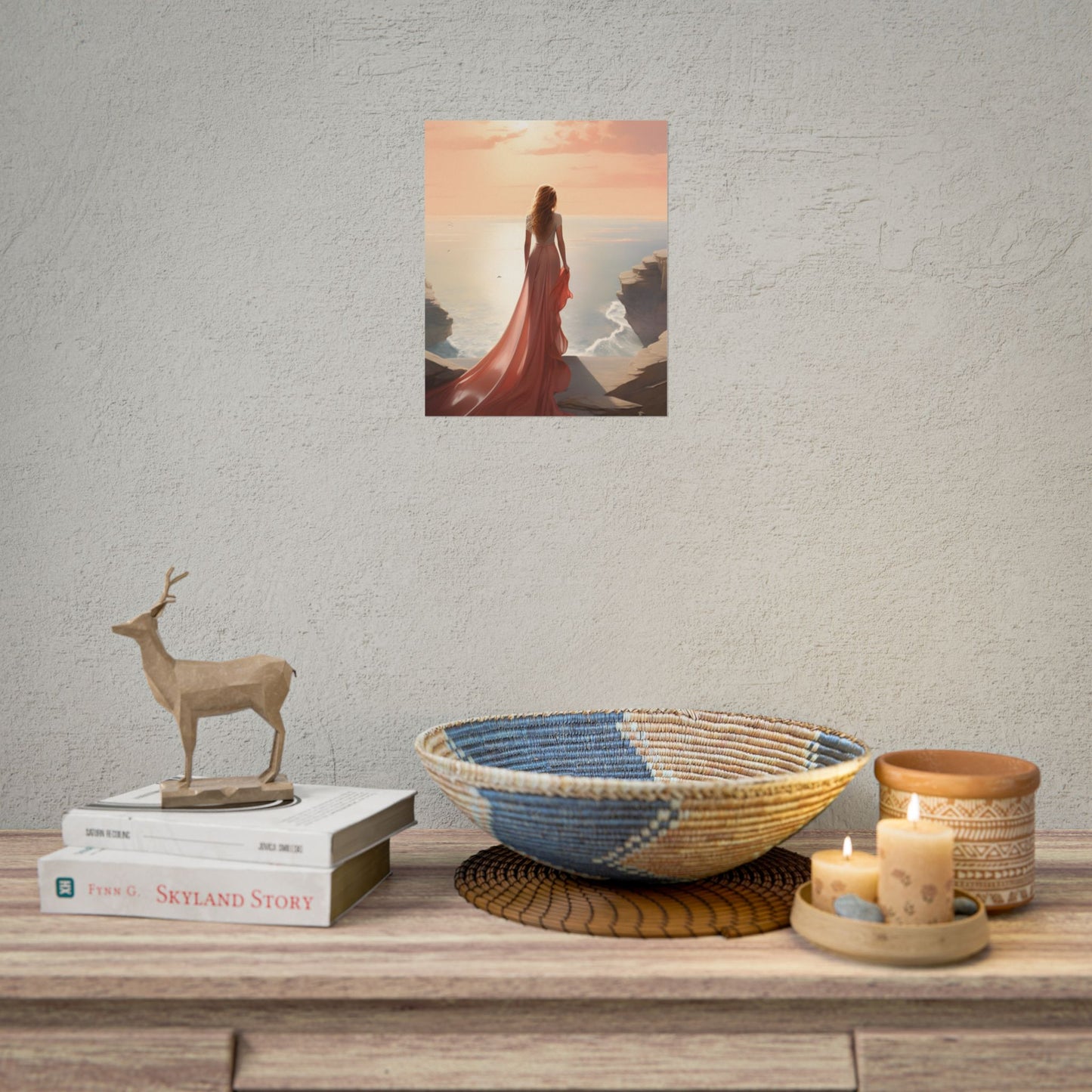Studio Reflections: Moody Indoor Landscape - Poster