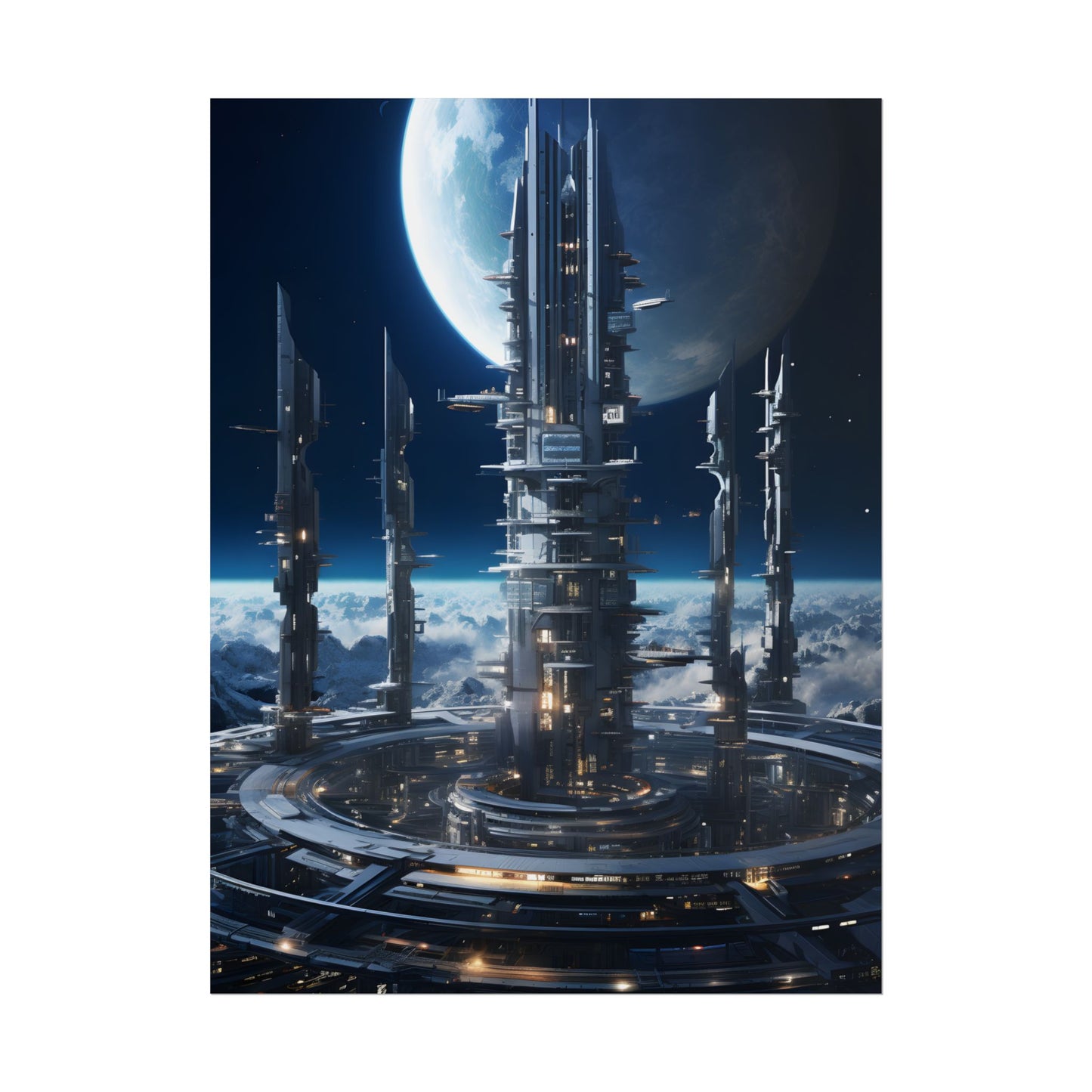 Aetherial Space Station: Isolated Horizon - Poster