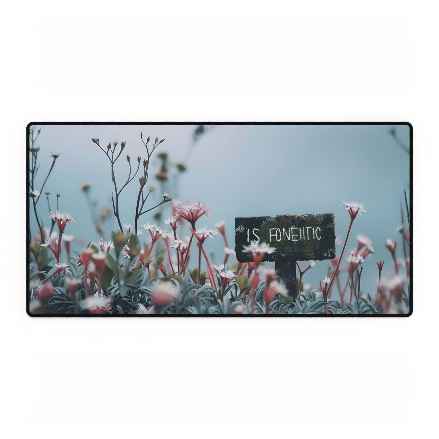 Serene Outdoor Moment: Soft Focus Art - Desk Mat