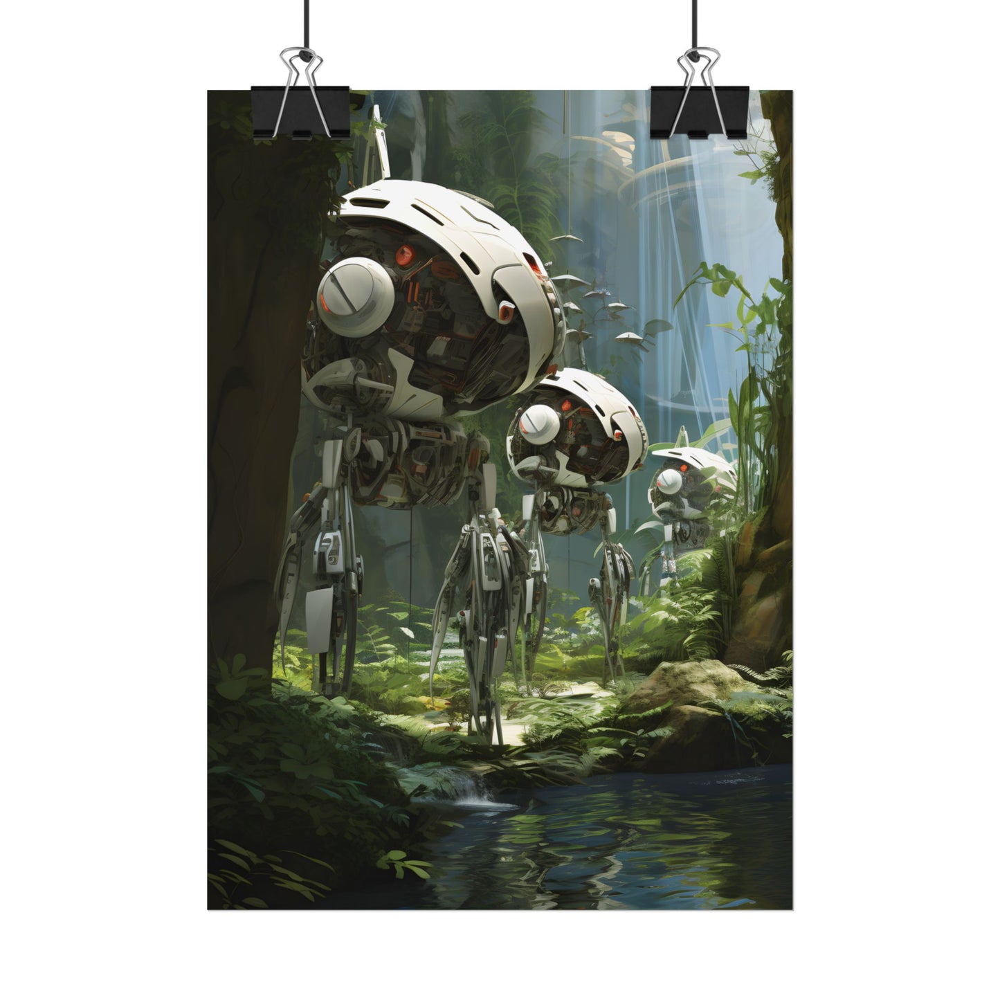 A haven for wildlife, powered by artificial intelligence - Robotic Sanctuary - Poster
