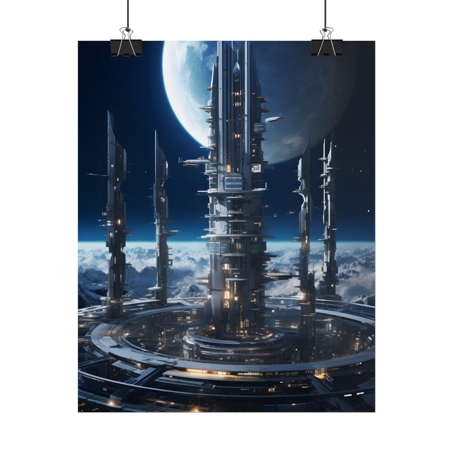 Aetherial Space Station: Isolated Horizon - Poster