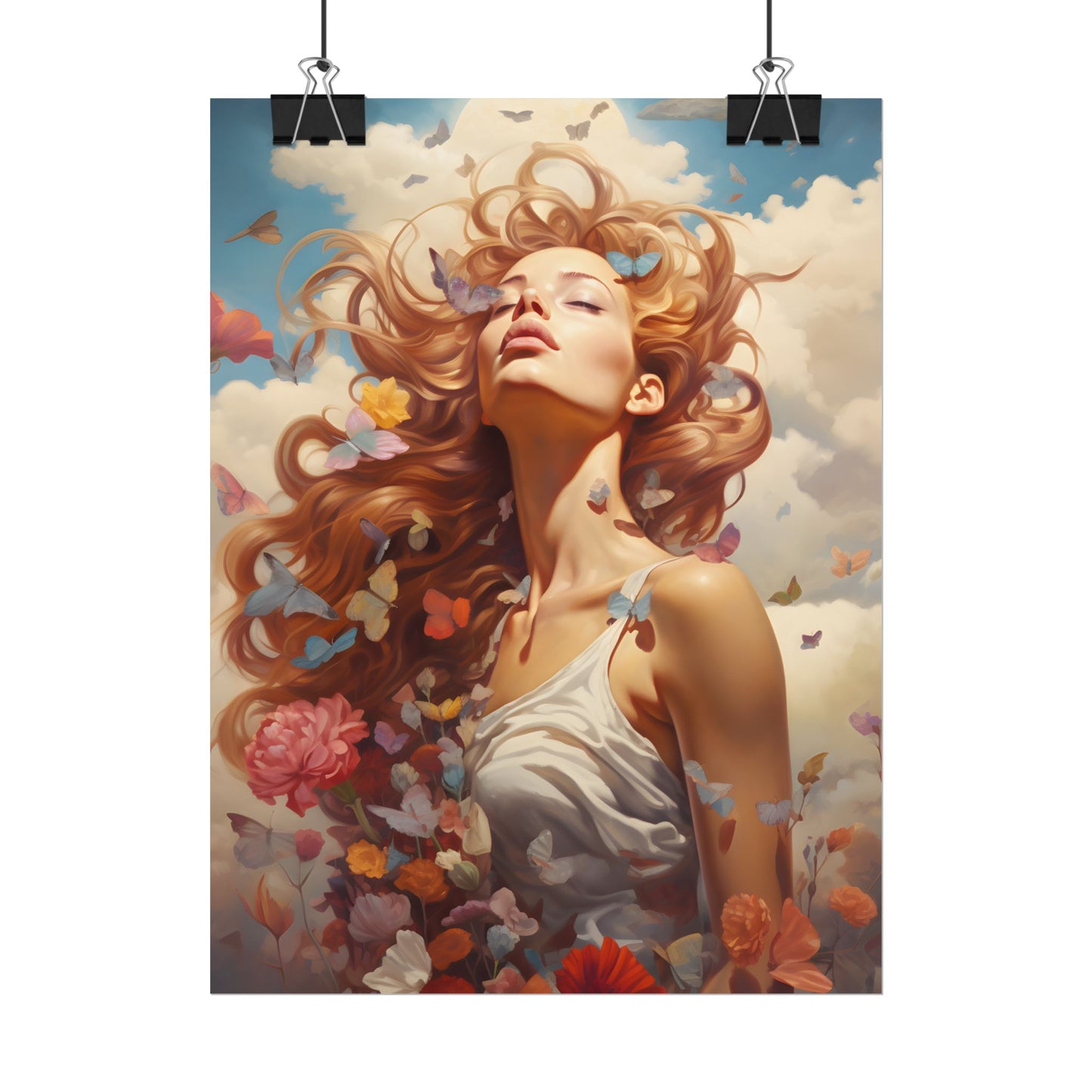 Vibrant Outdoor Cafe: Relaxed Atmosphere Artwork - Poster