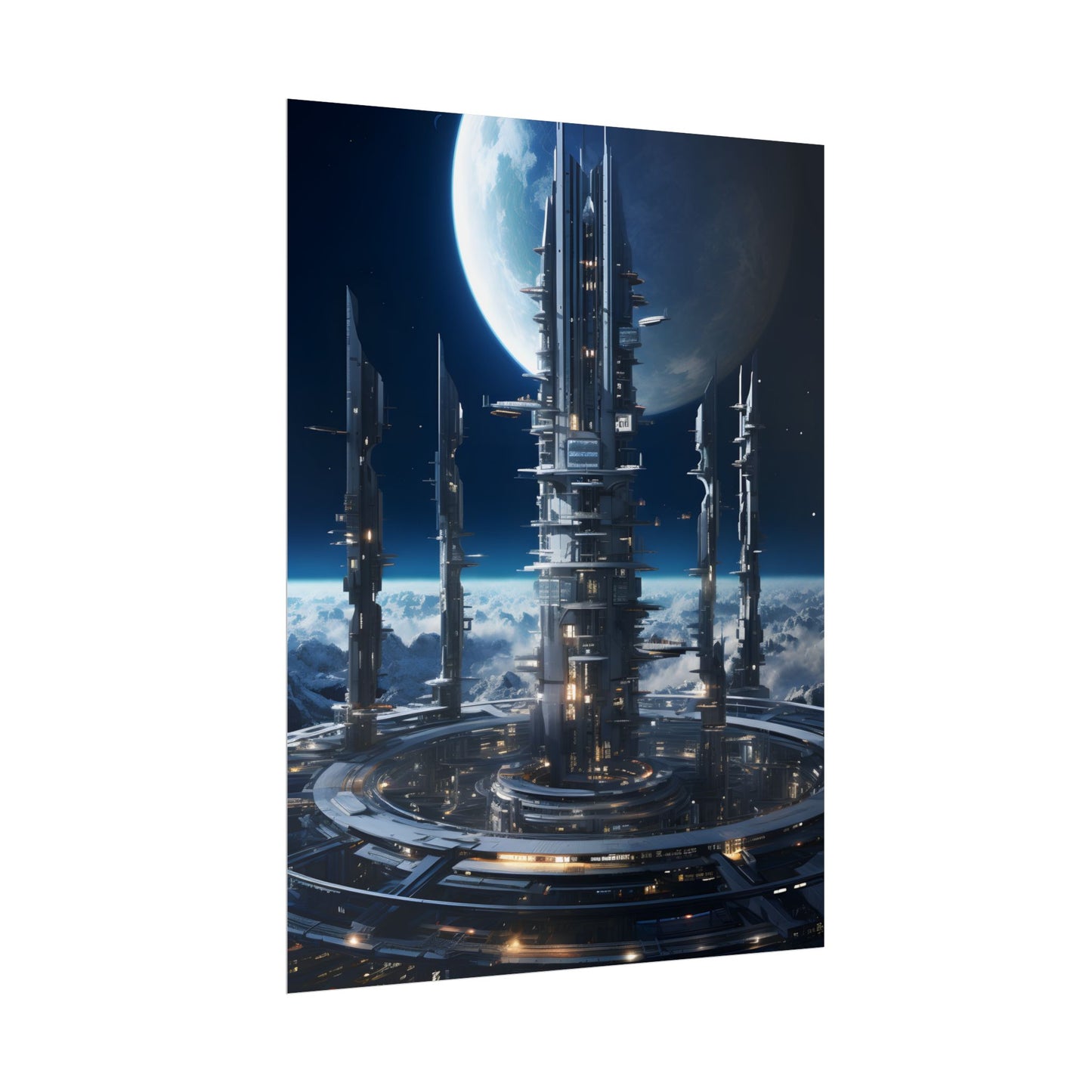 Aetherial Space Station: Isolated Horizon - Poster