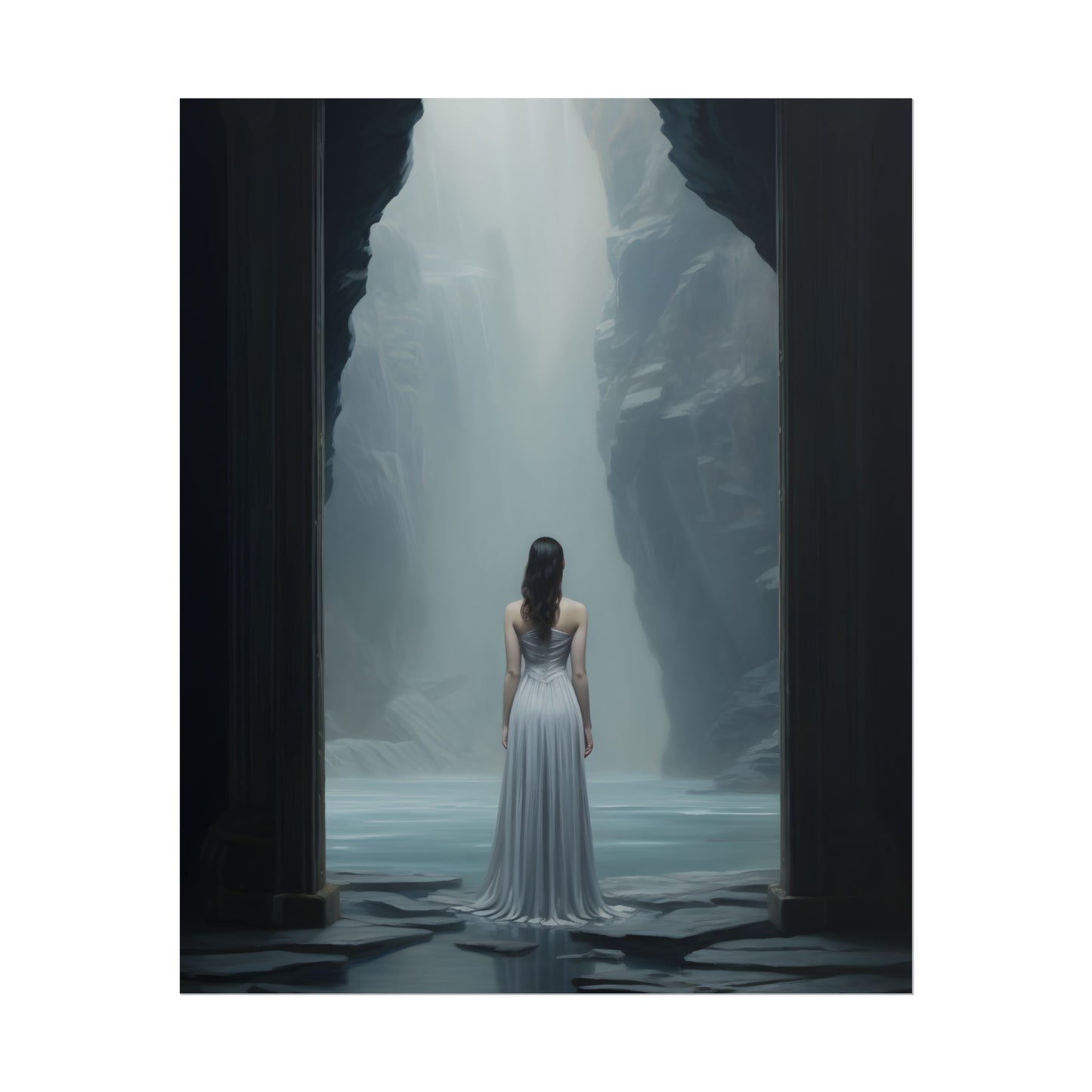 Serenity in Nature: Tranquil Outdoor Scene - Poster