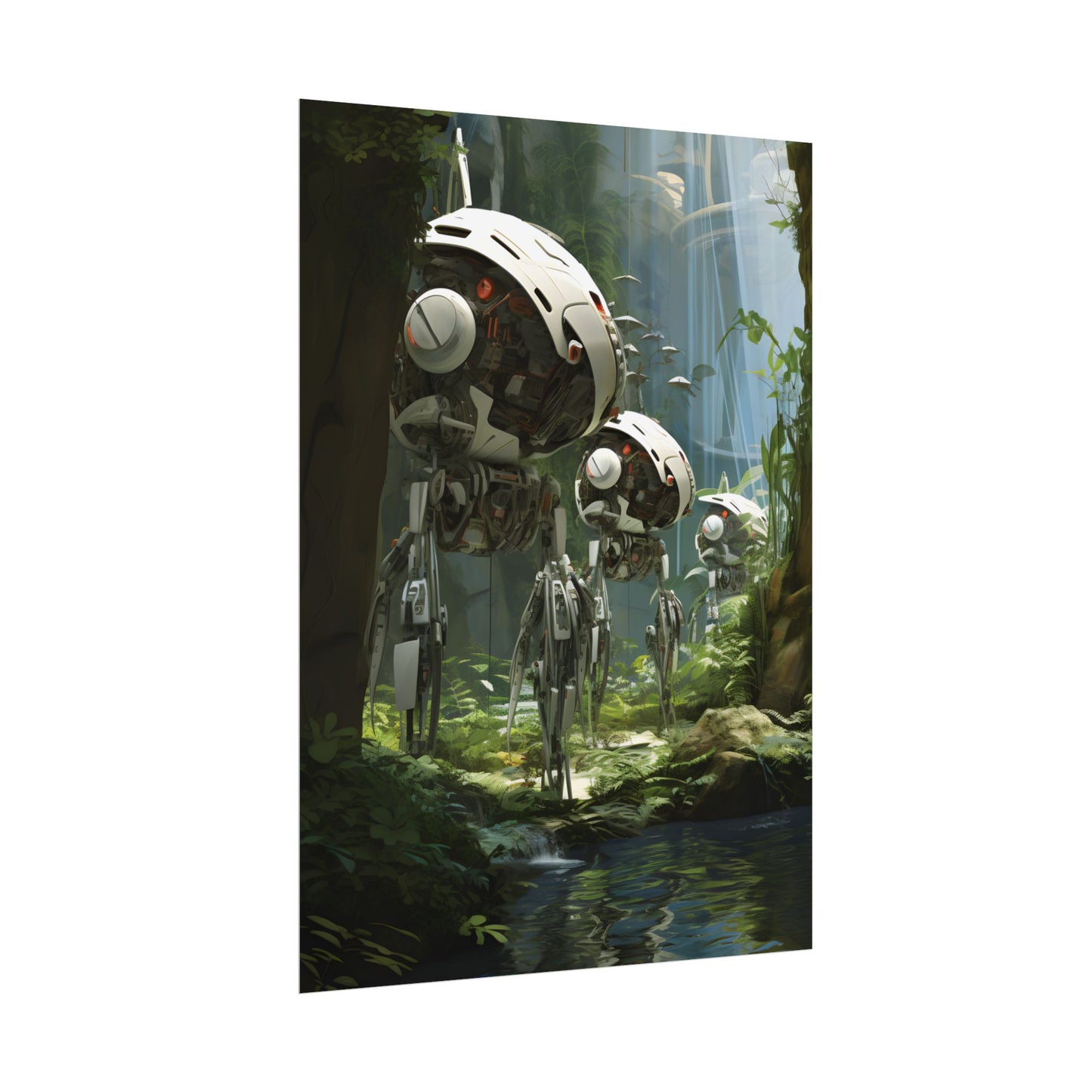 A haven for wildlife, powered by artificial intelligence - Robotic Sanctuary - Poster