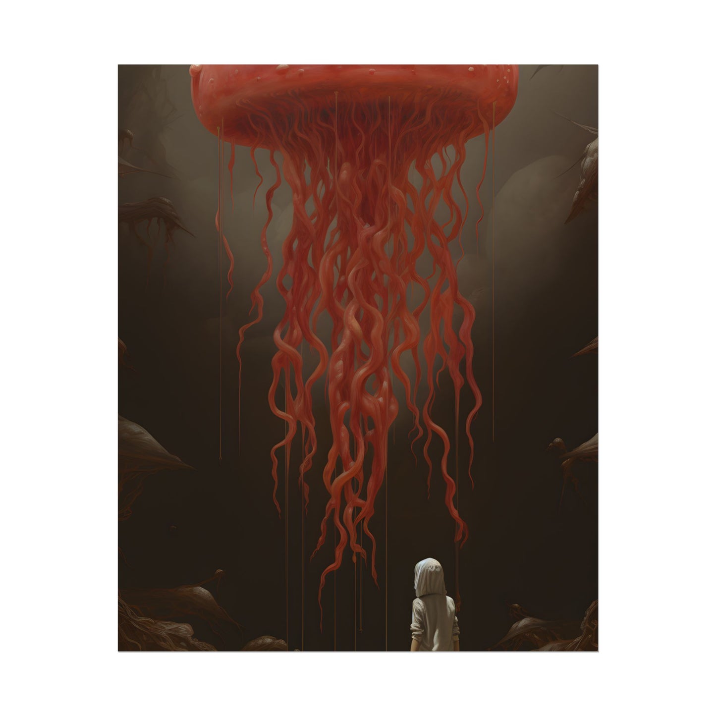 Serious Book Cover Art: Illustrative Masterpiece - Poster