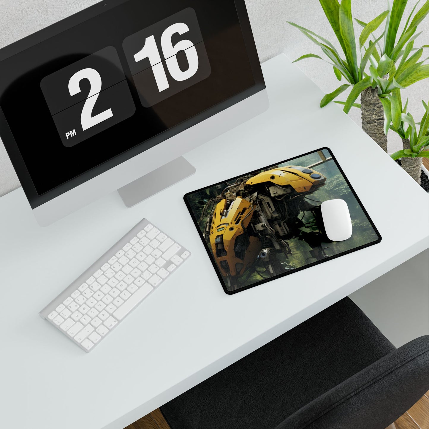 Robotic Wildlife Sanctuary: A Sanctuary for Tomorrow - Desk Mat