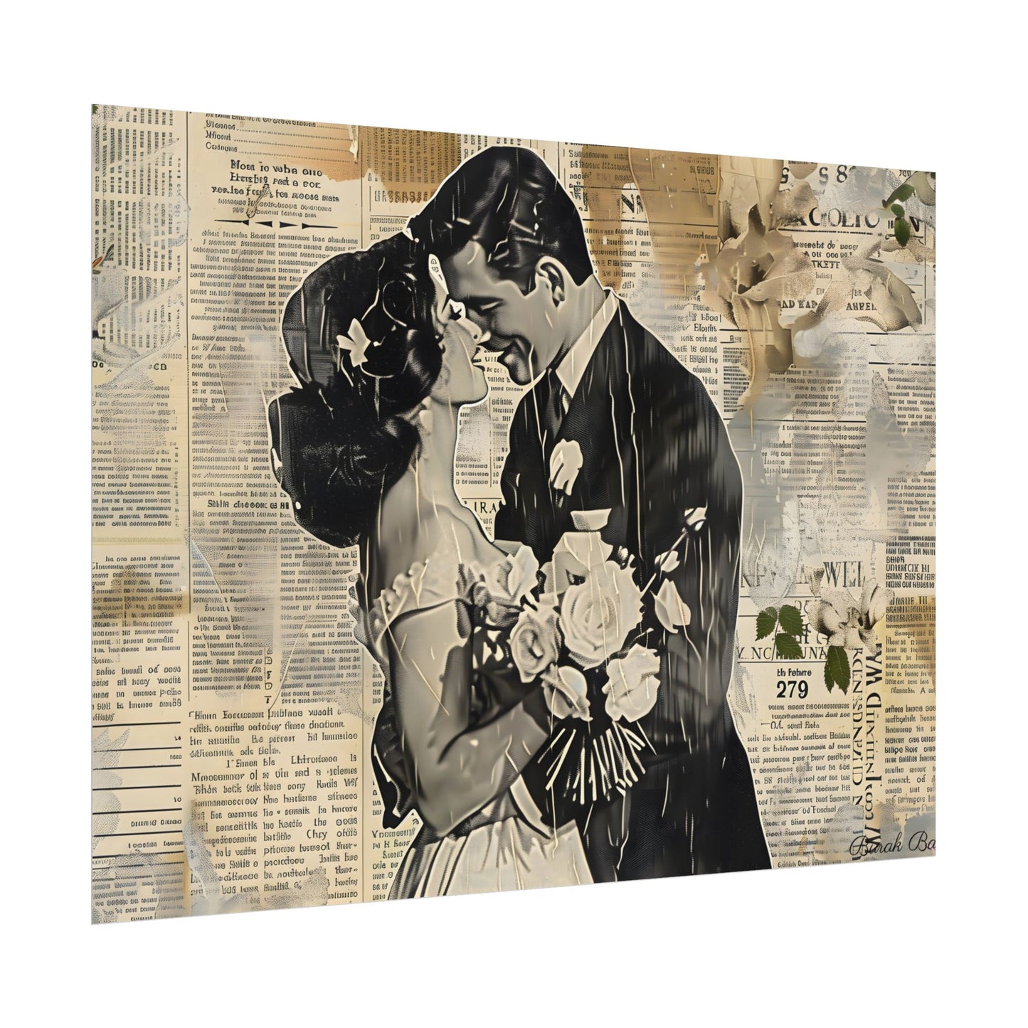 Vintage Romantic Couples: Whispers from the Past - Poster