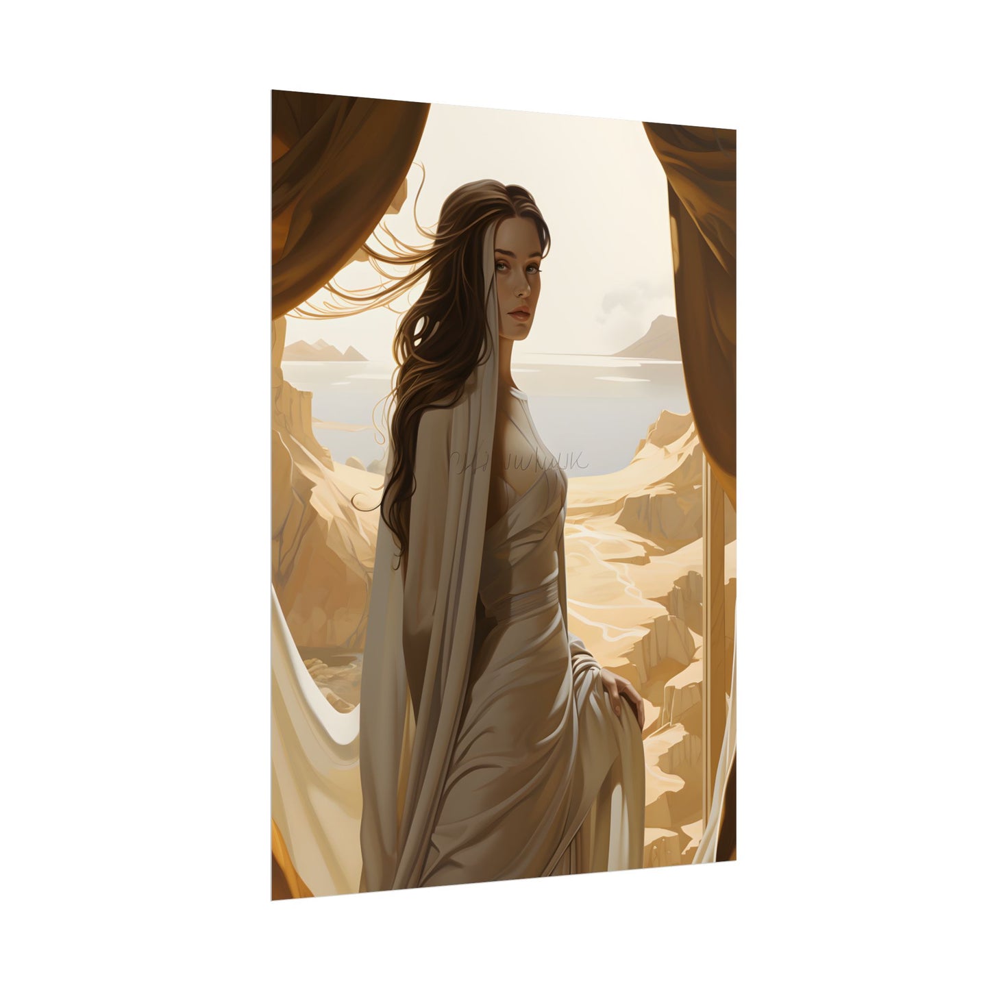 Artistic Book Cover: Unique Perspective - Poster