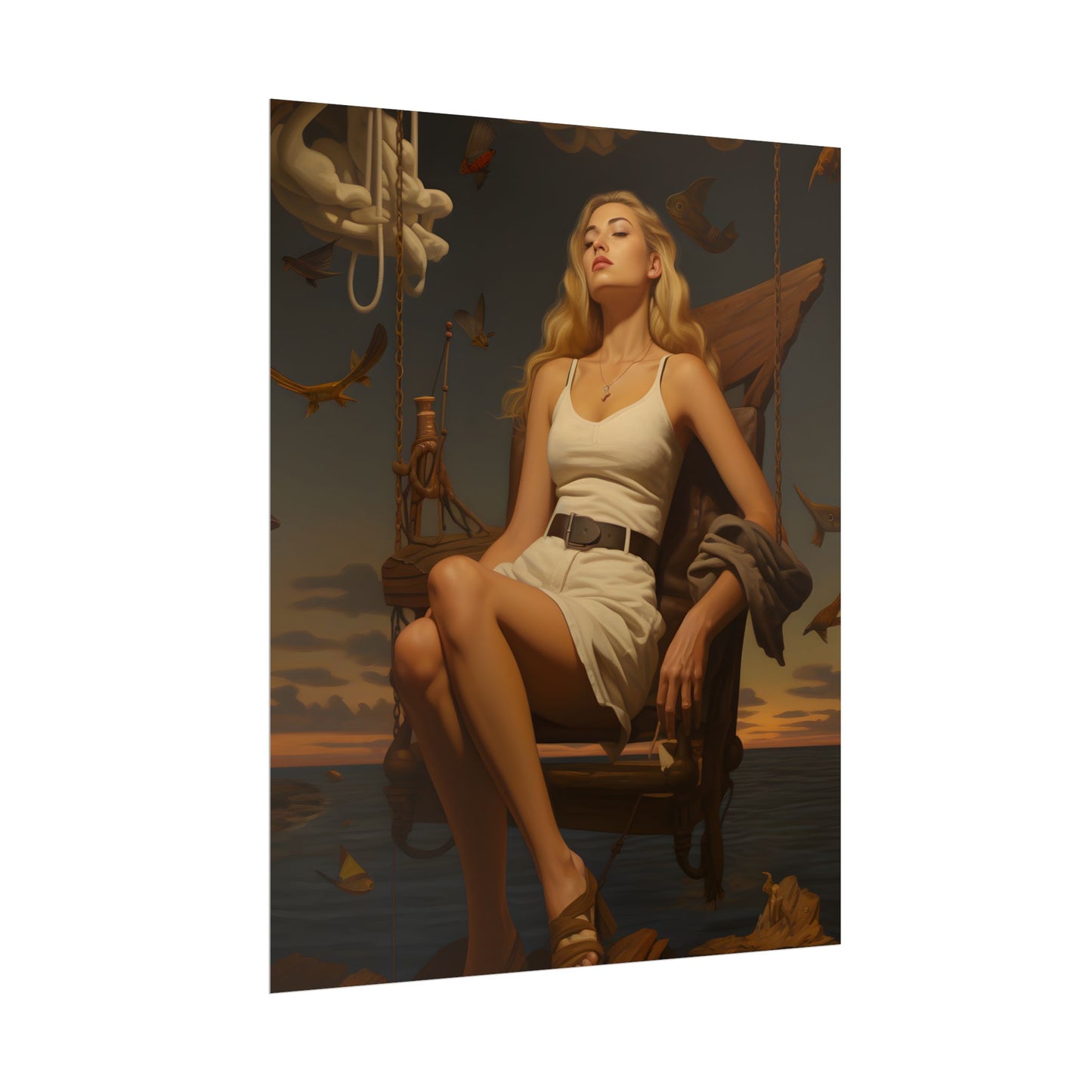 A Gentle Grip: Close-Up Photography Art - Poster