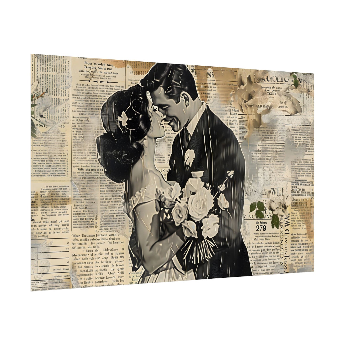 Vintage Romantic Couples: Whispers from the Past - Poster