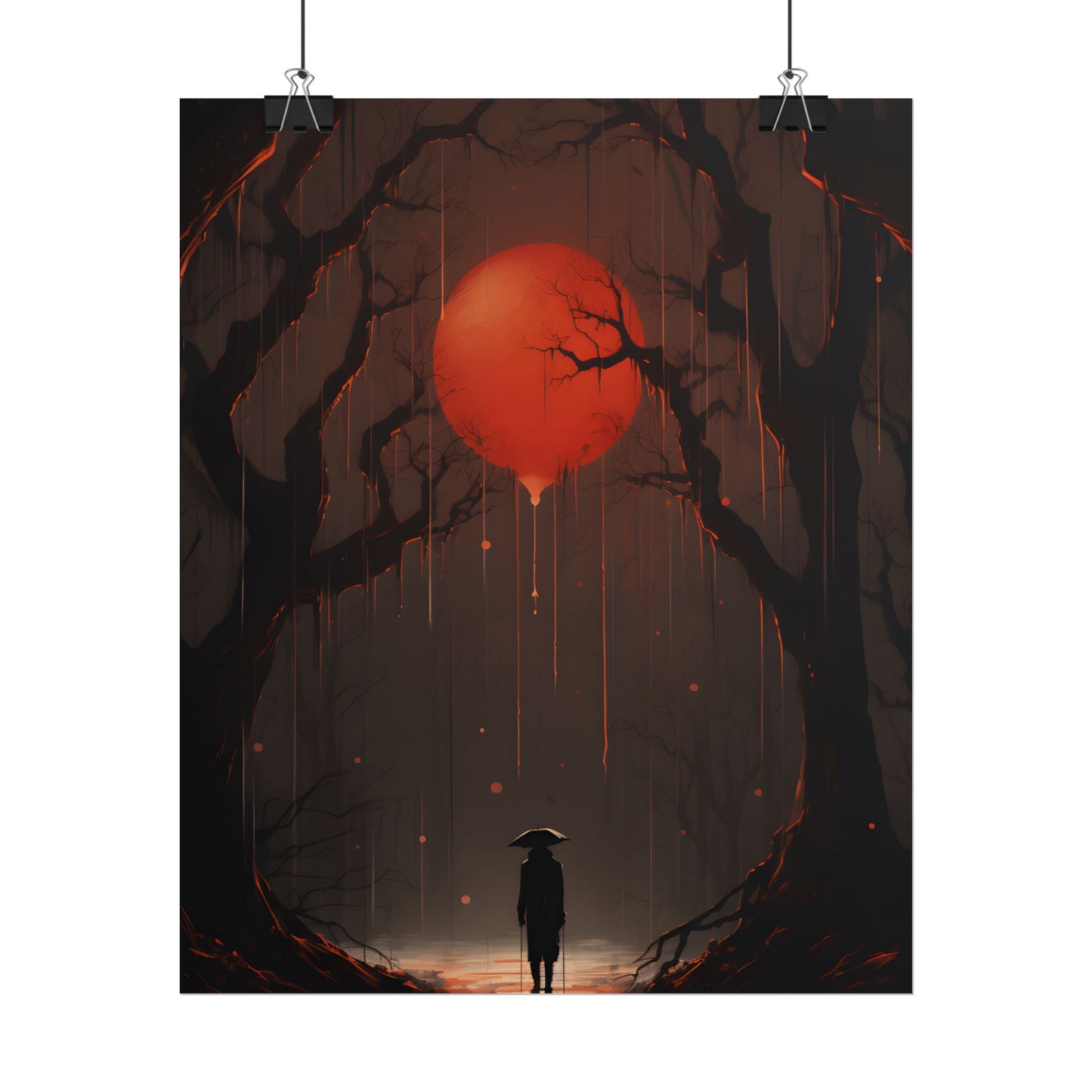 Candid Moment: Intimate Indoor Artwork - Poster
