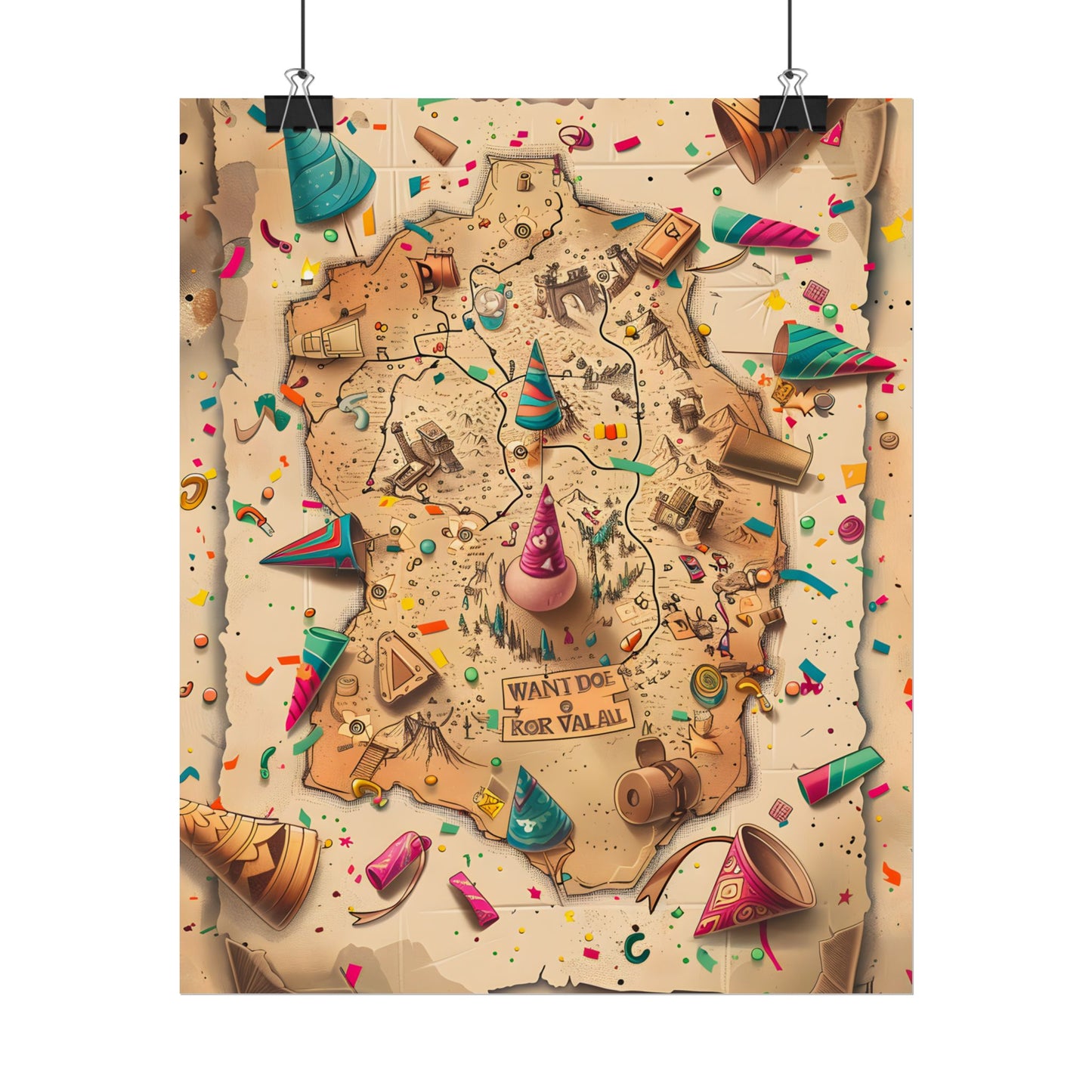 Whimsical Flynn Rider Illustration: Disney-Inspired Artwork - Poster