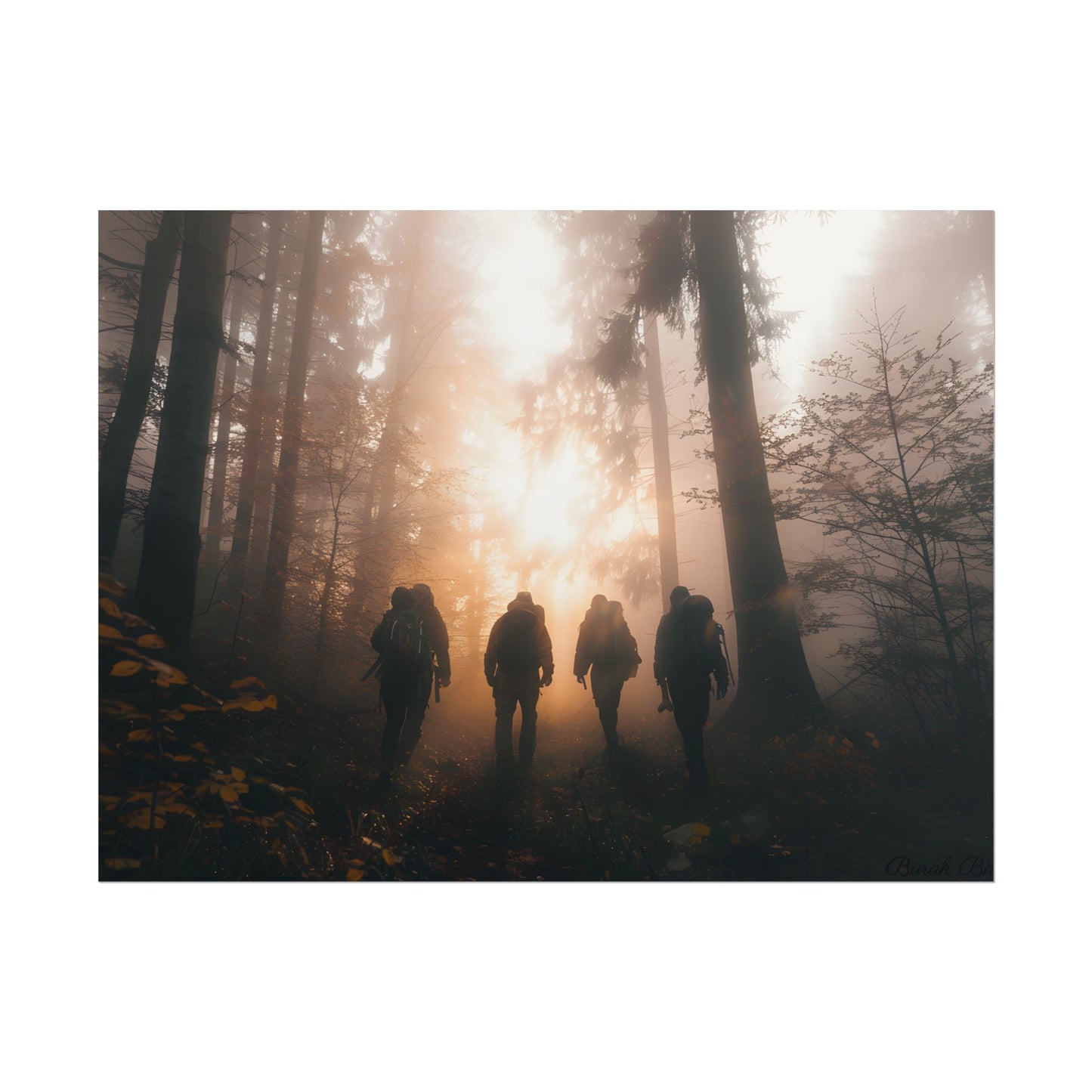 Adventure Through The Mysterious Forest: Group Expedition - Poster