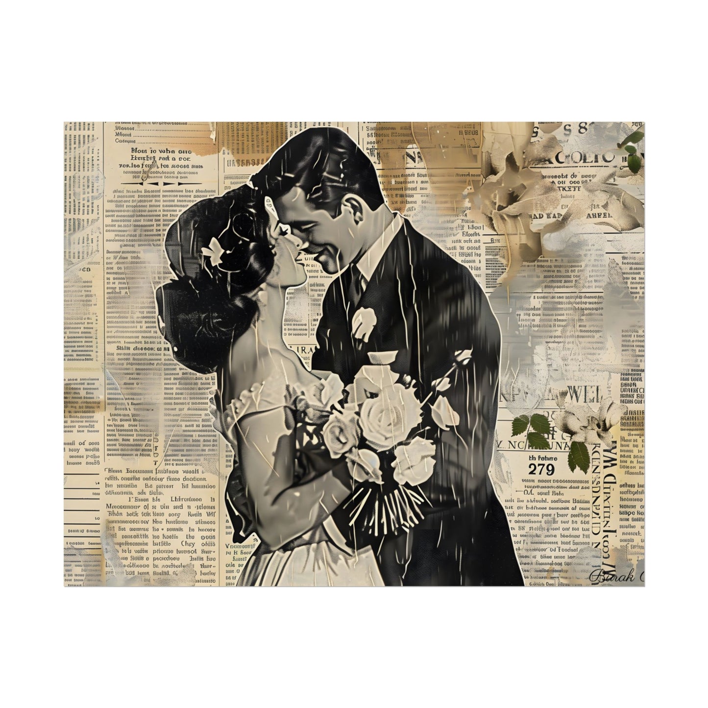 Vintage Romantic Couples: Whispers from the Past - Poster