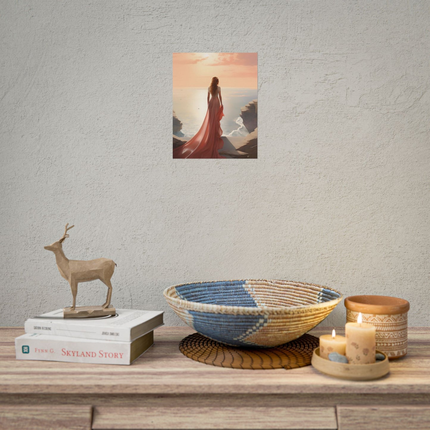 Studio Reflections: Moody Indoor Landscape - Poster