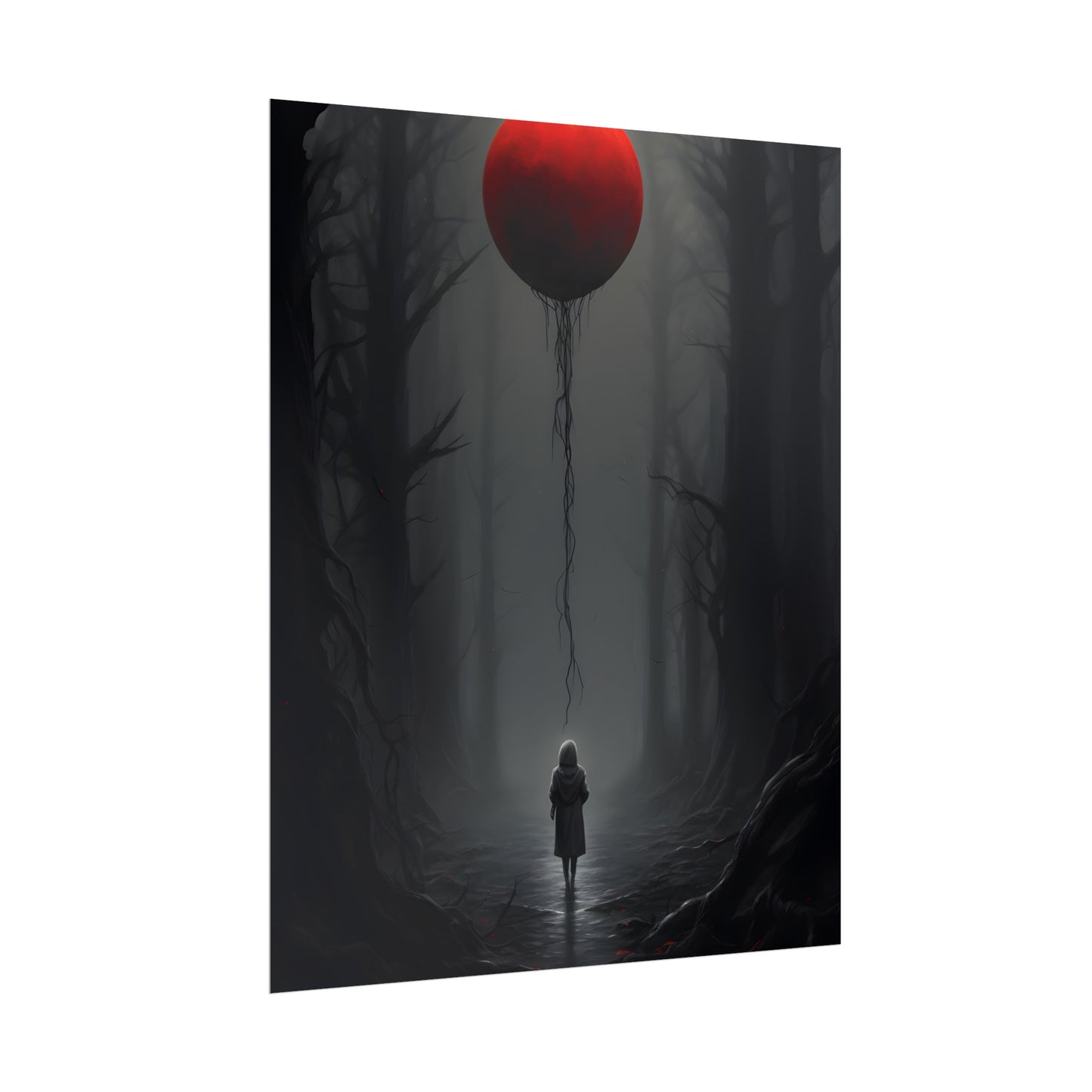 Youthful Moment: A Young Man in Nature's Outdoors - Poster