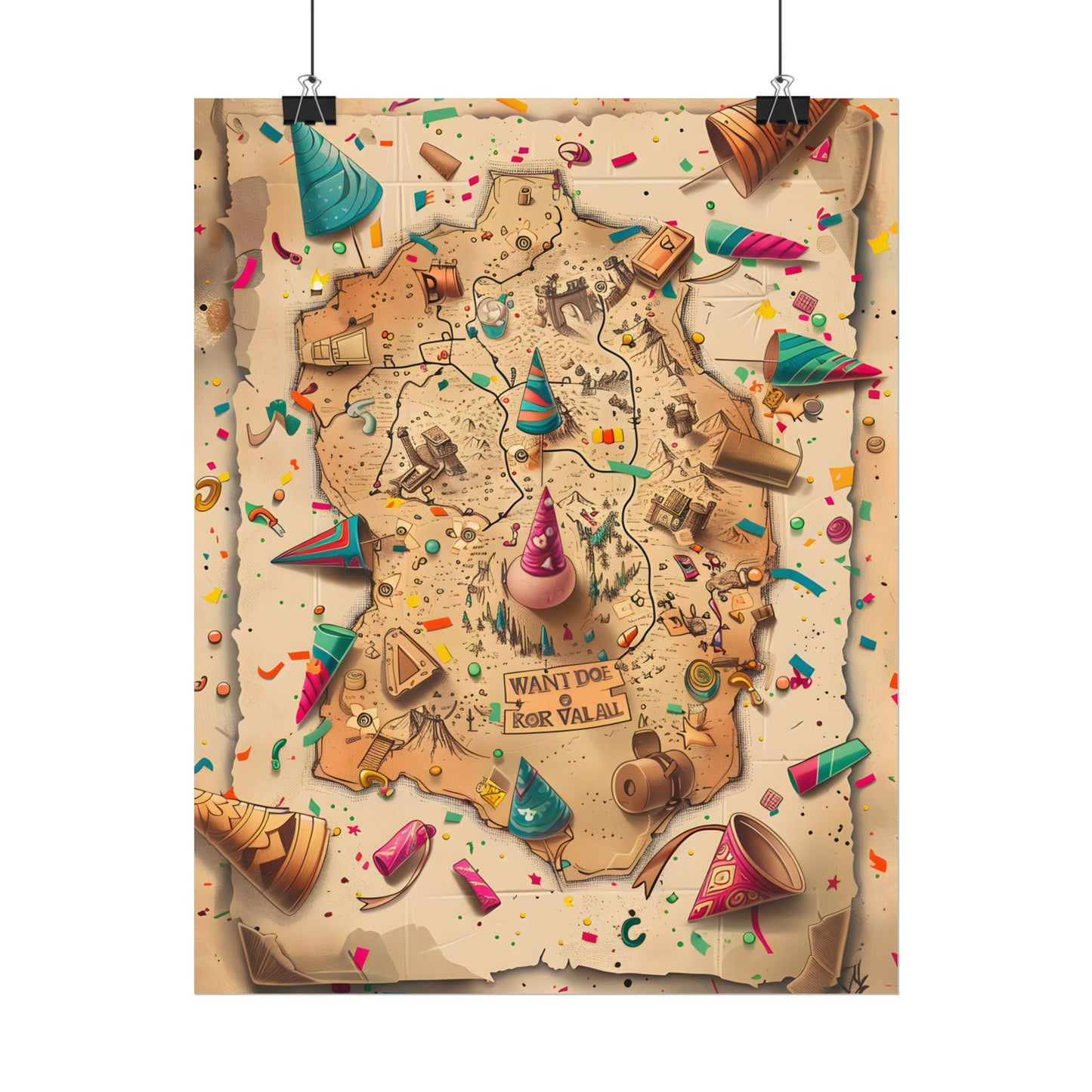 Whimsical Flynn Rider Illustration: Disney-Inspired Artwork - Poster